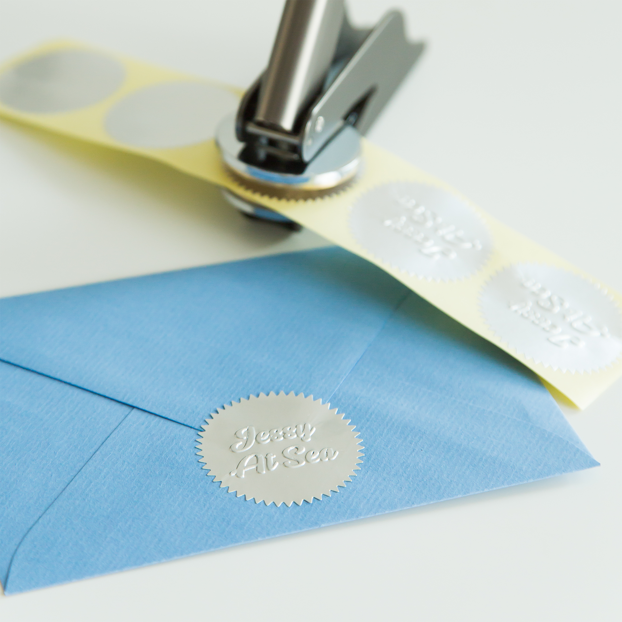 Preegstempel Stickers • Zilver (100 st.)