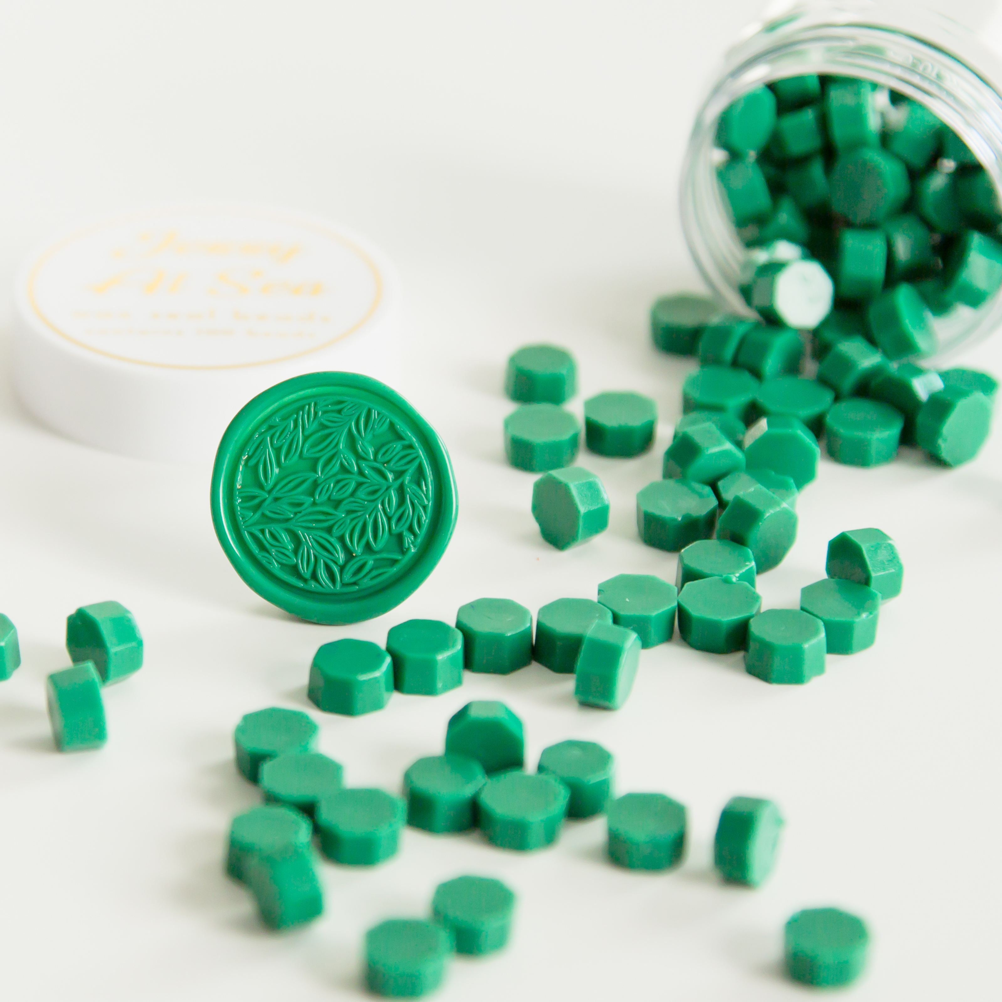 forest green wax beads jessyatsea