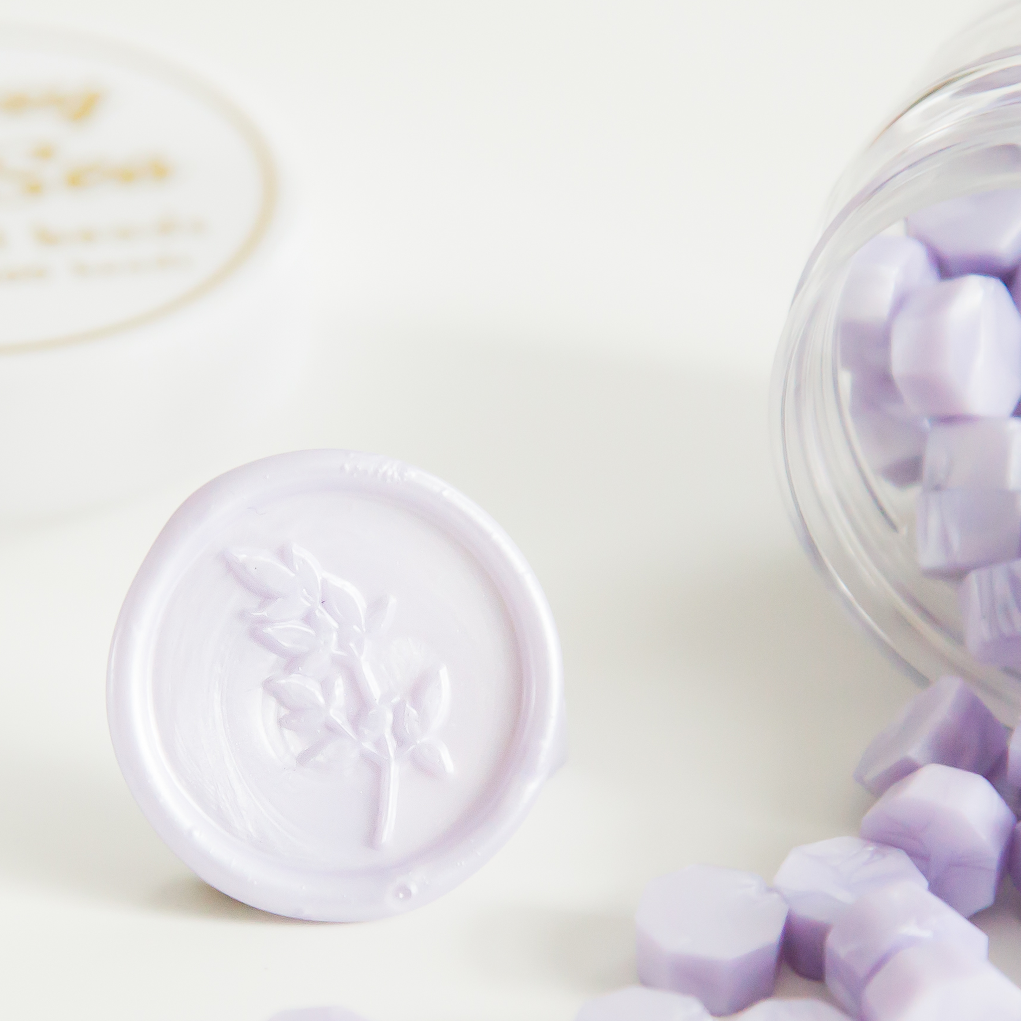 Pearl Lilac • Wax Seal Beads