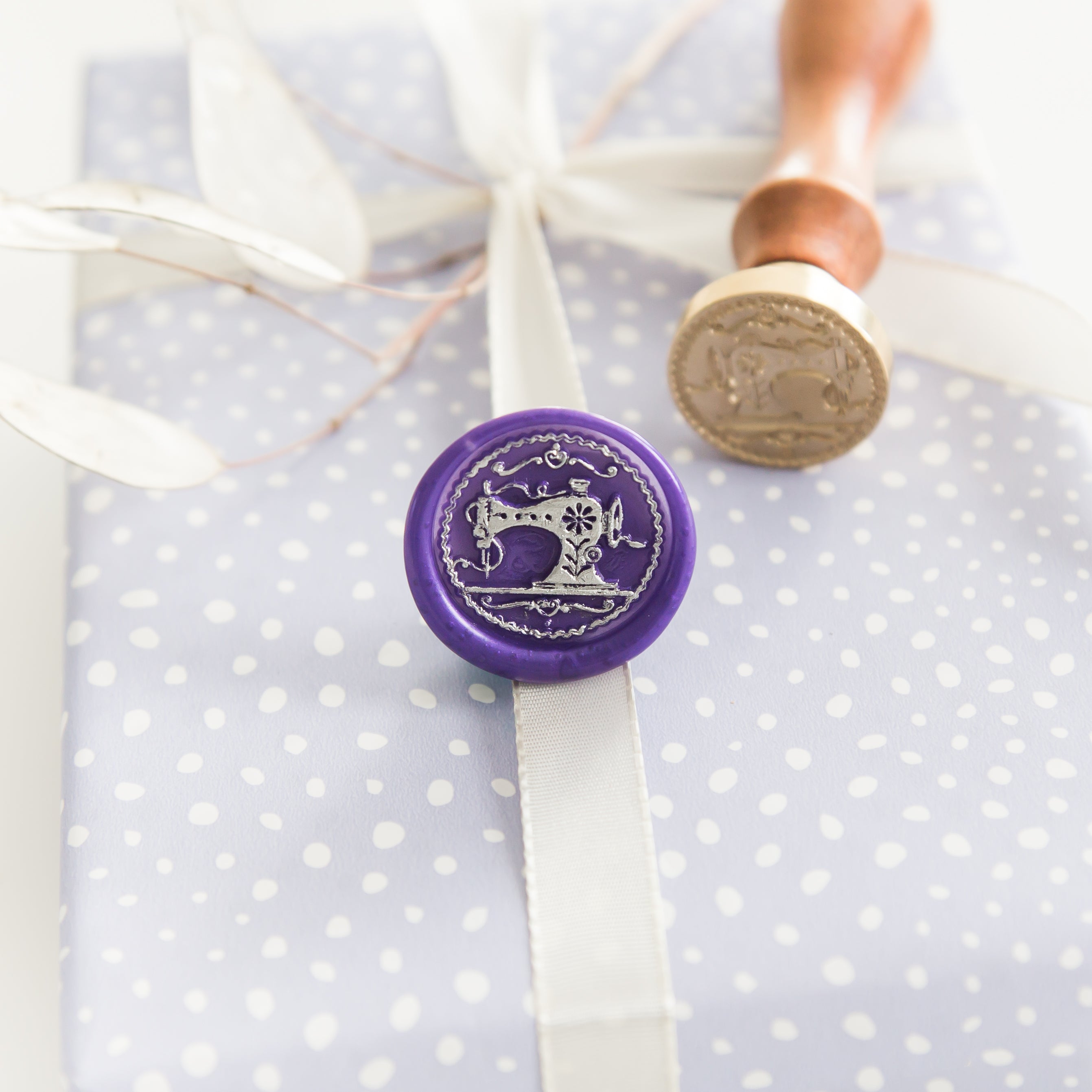 Naaimachine Wax Stempel