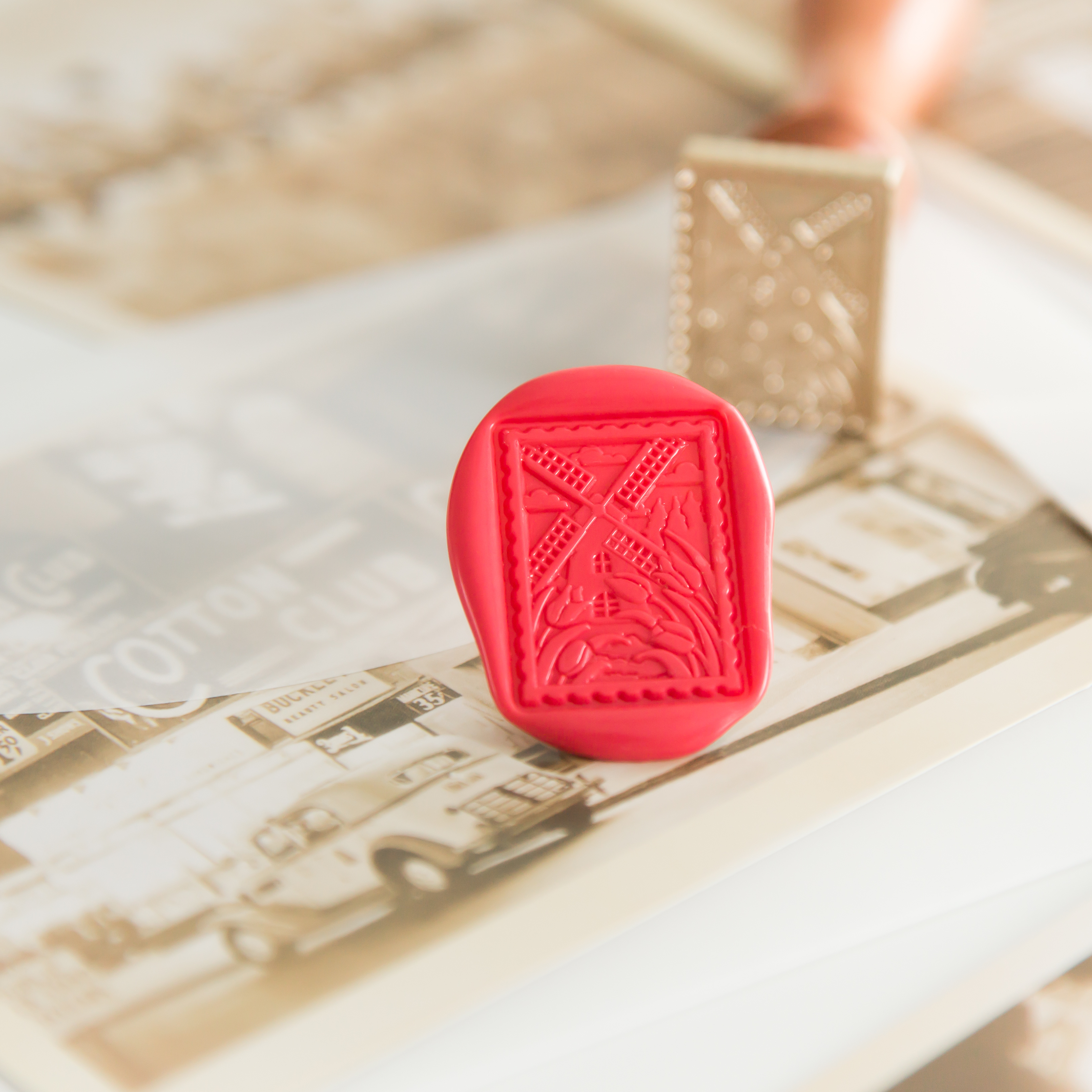 Hollandse Postzegel • Wax Stempel