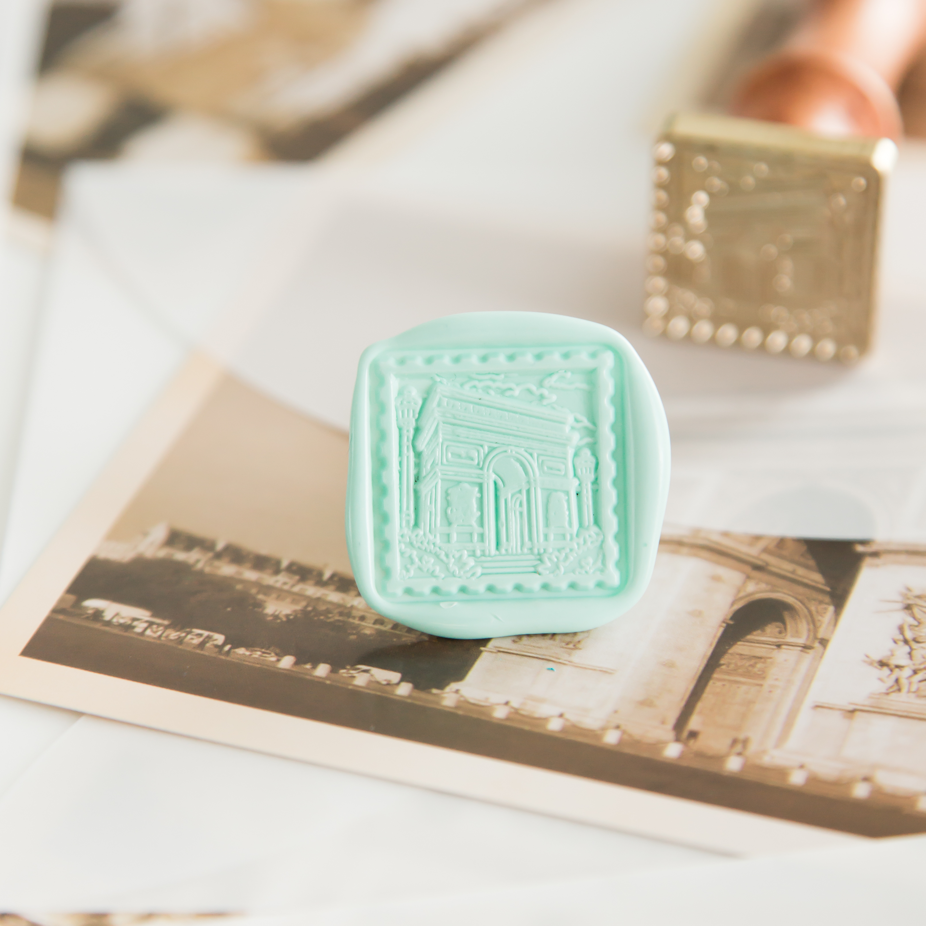 arc de triomphe wax stempel