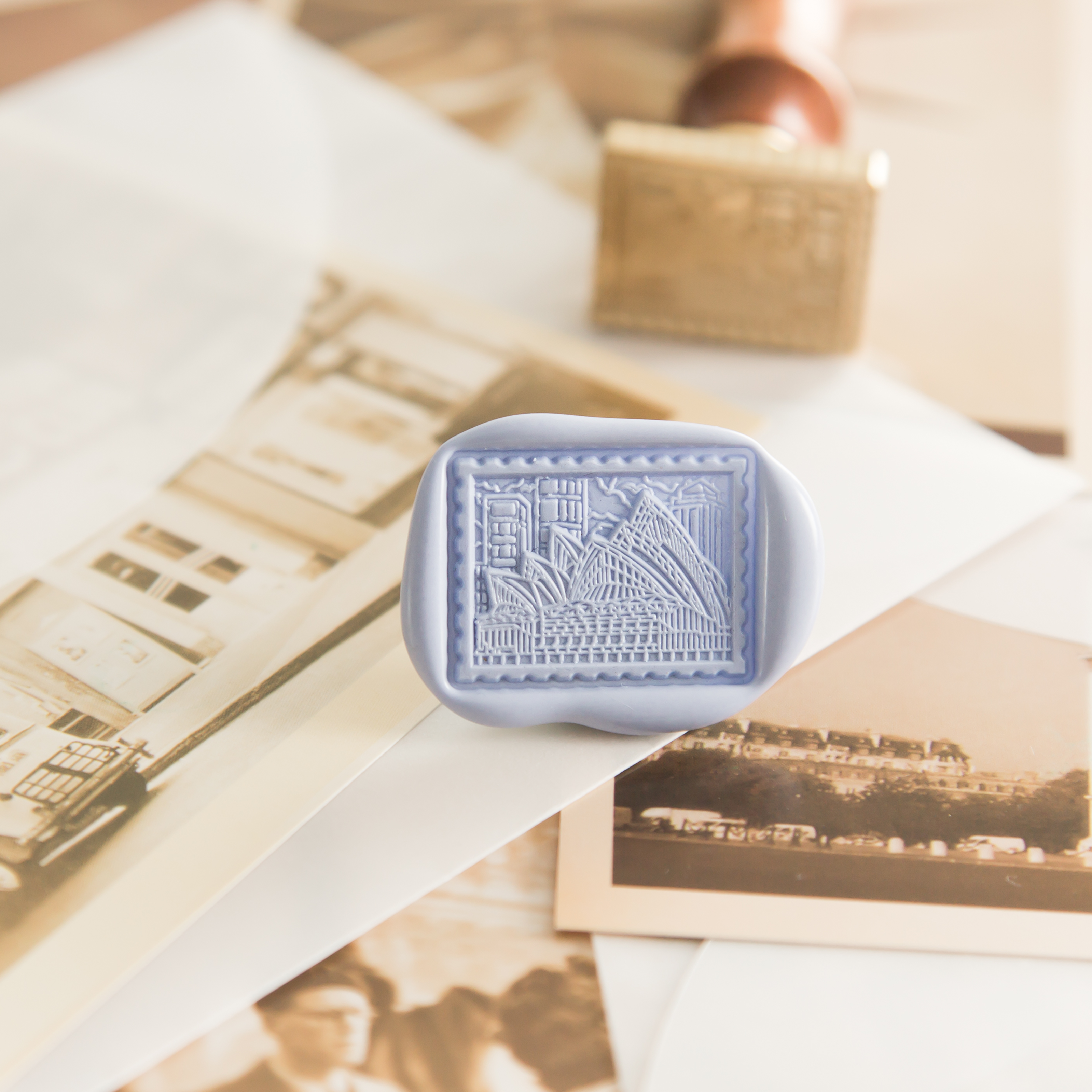 Sydney Opera Huis Postzegel • Wax Stempel