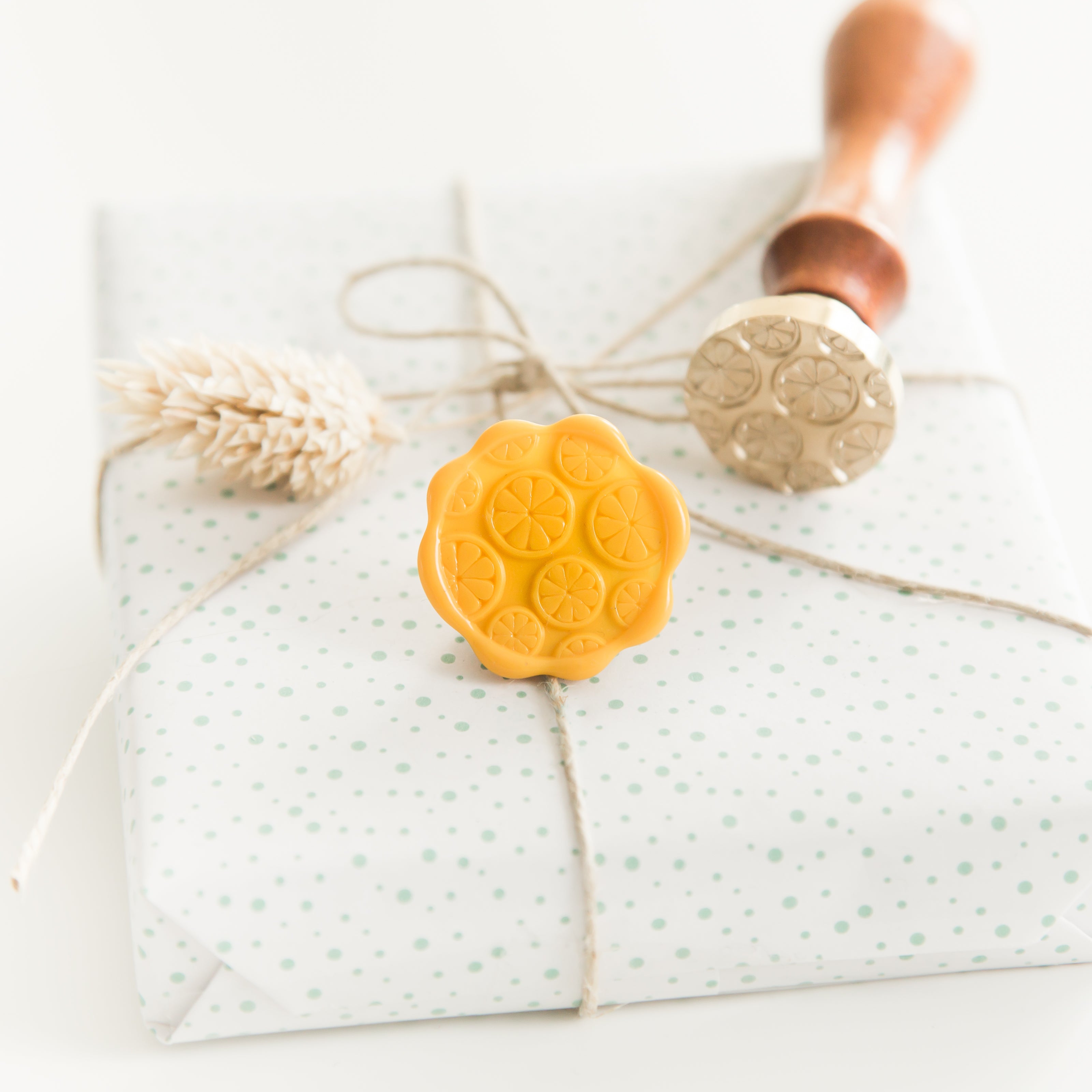 Sinaasappel Patroon Wax Stempel