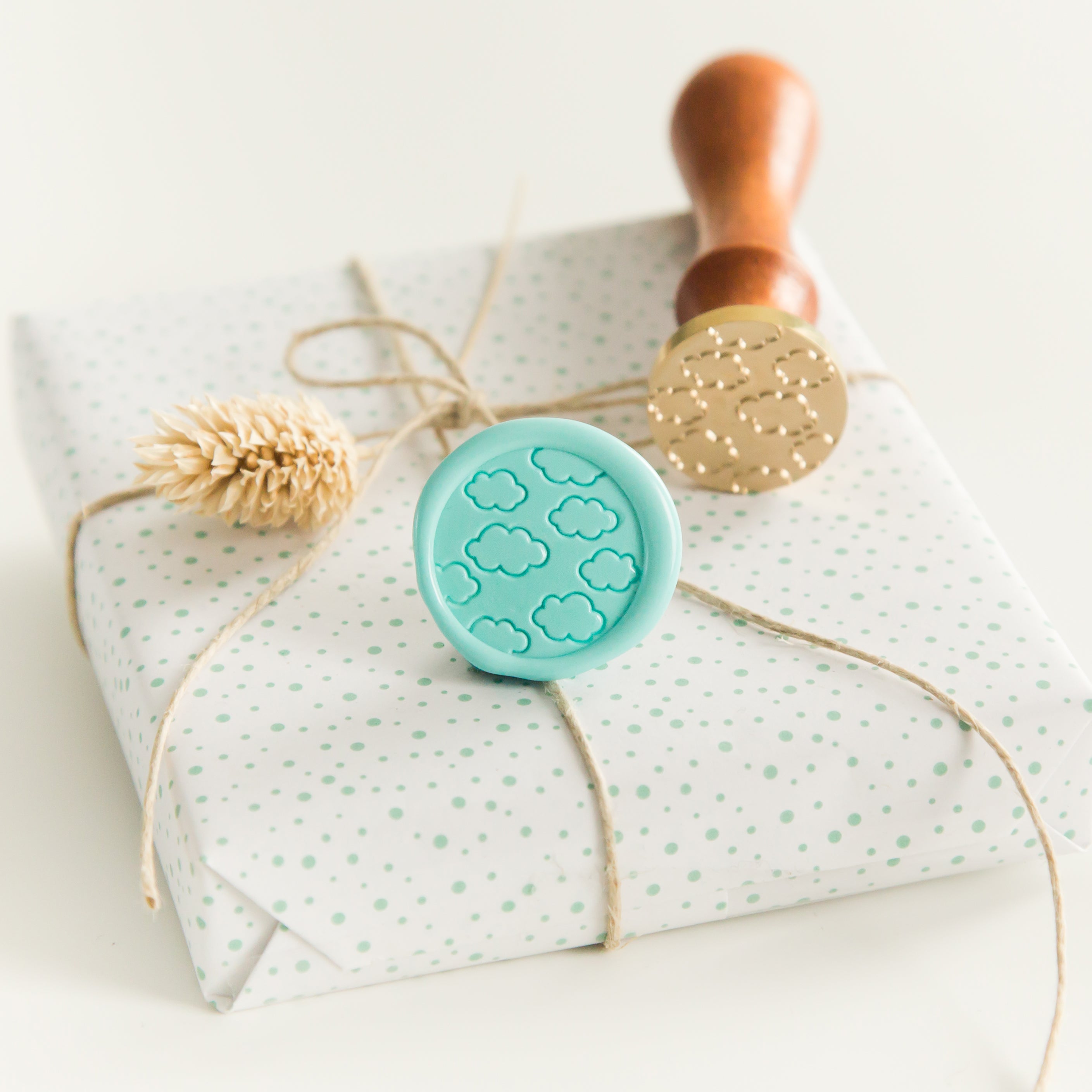 Wolken Patroon Wax Stempel