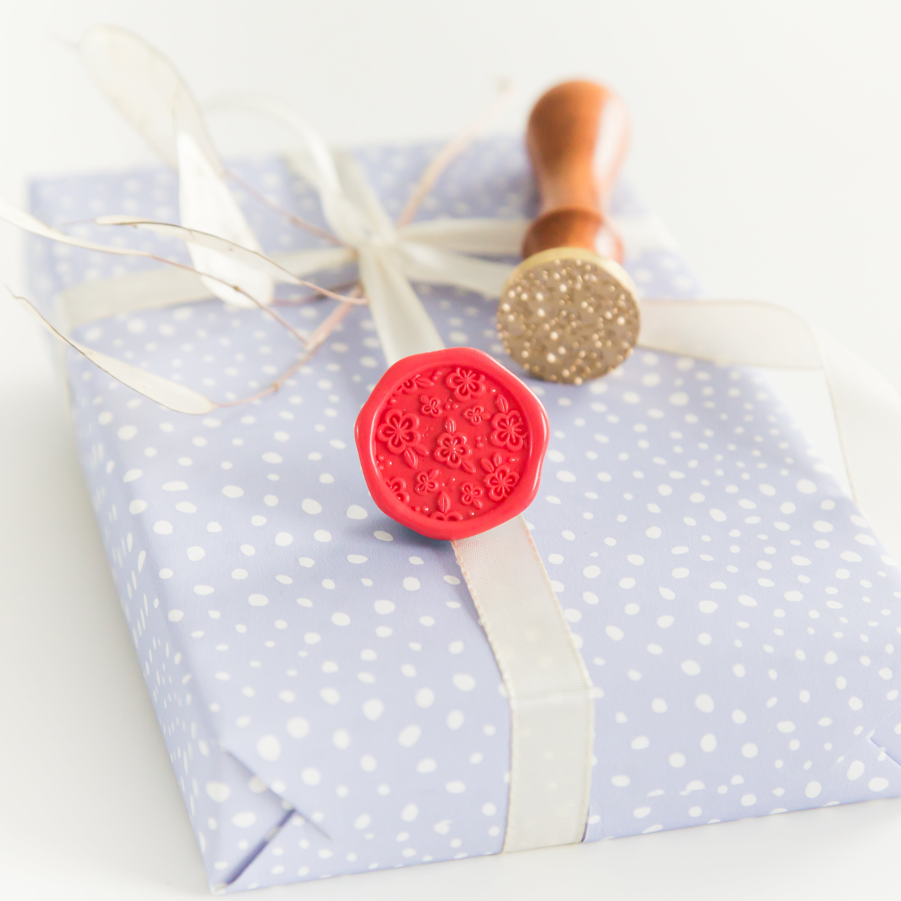 Hibiscus Patroon Wax Stempel