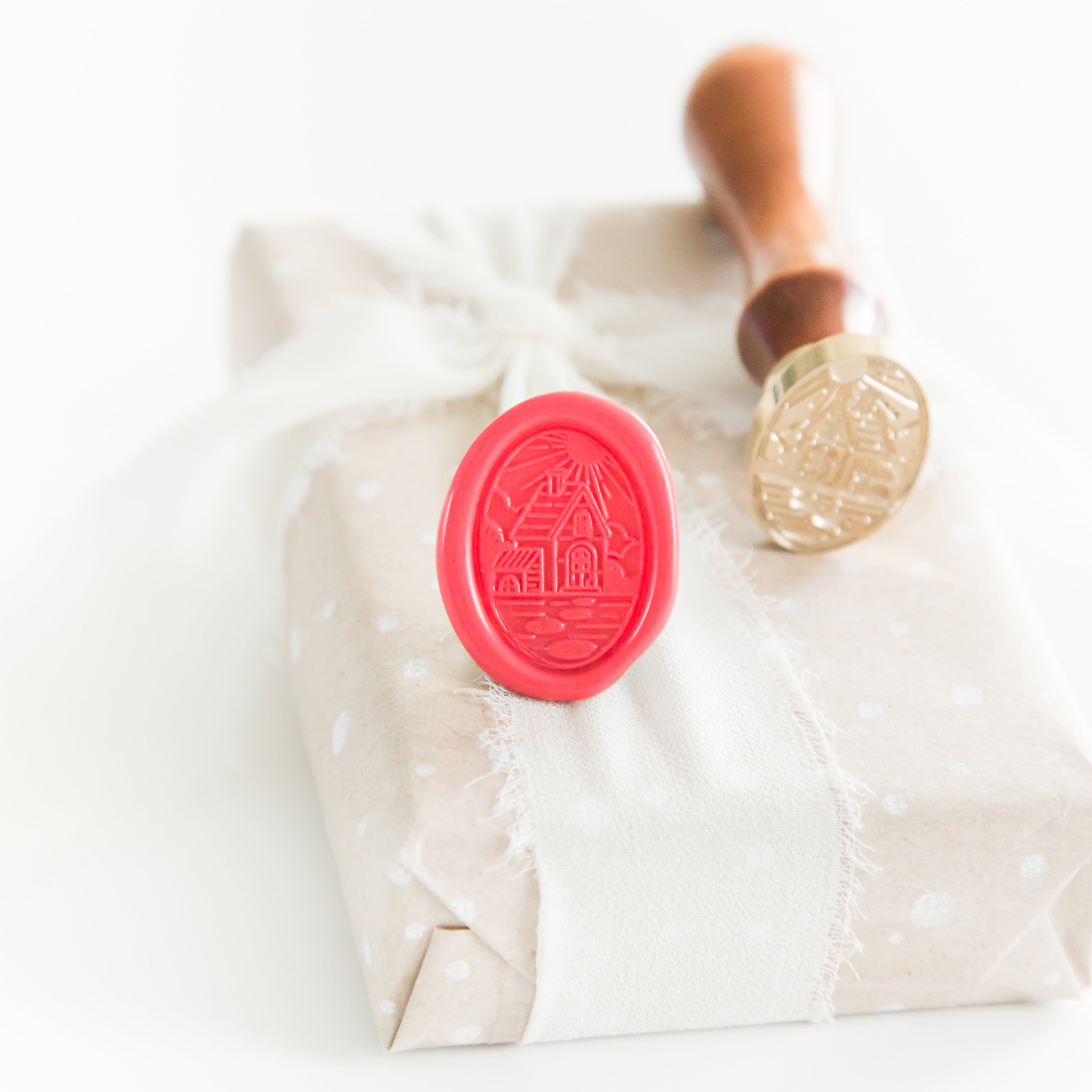 Zonnig Huisje Wax Stempel