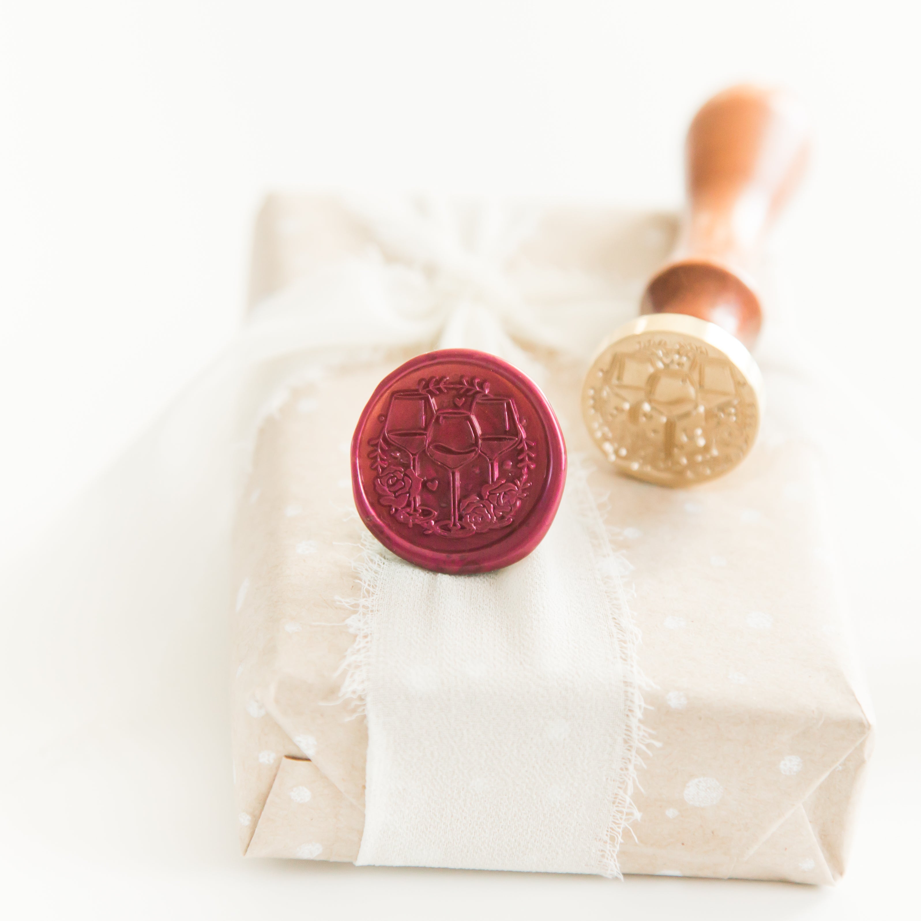 Wijnglazen Wax Stempel