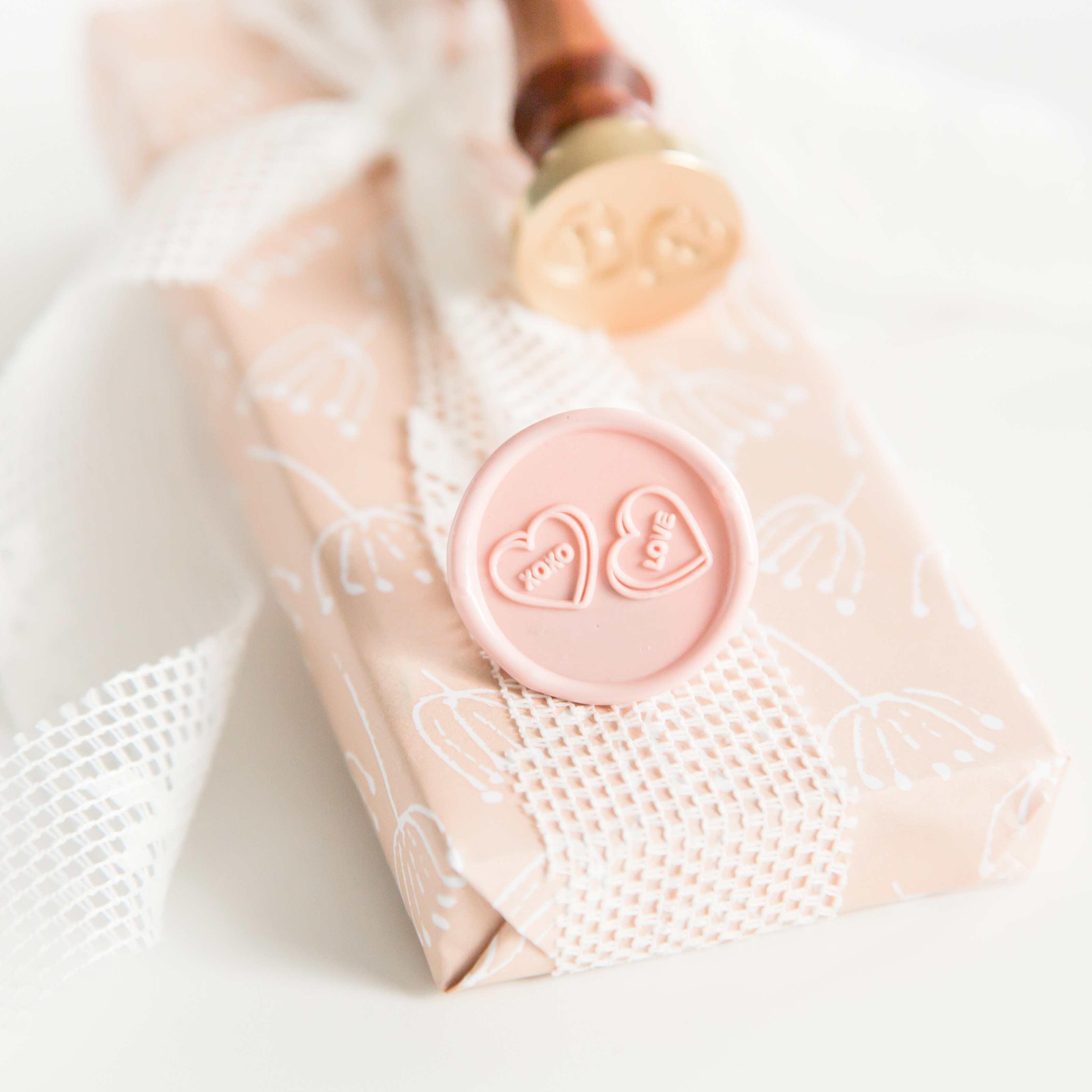 Snoep Hartjes Wax Stempel