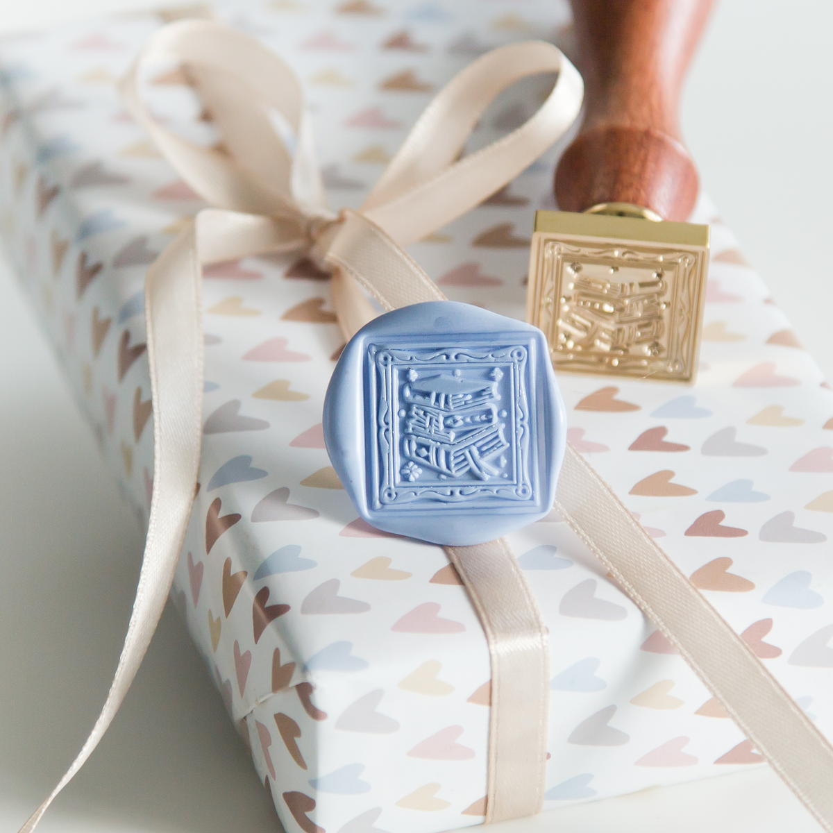 Stack of Books • Wax Seal Stamp