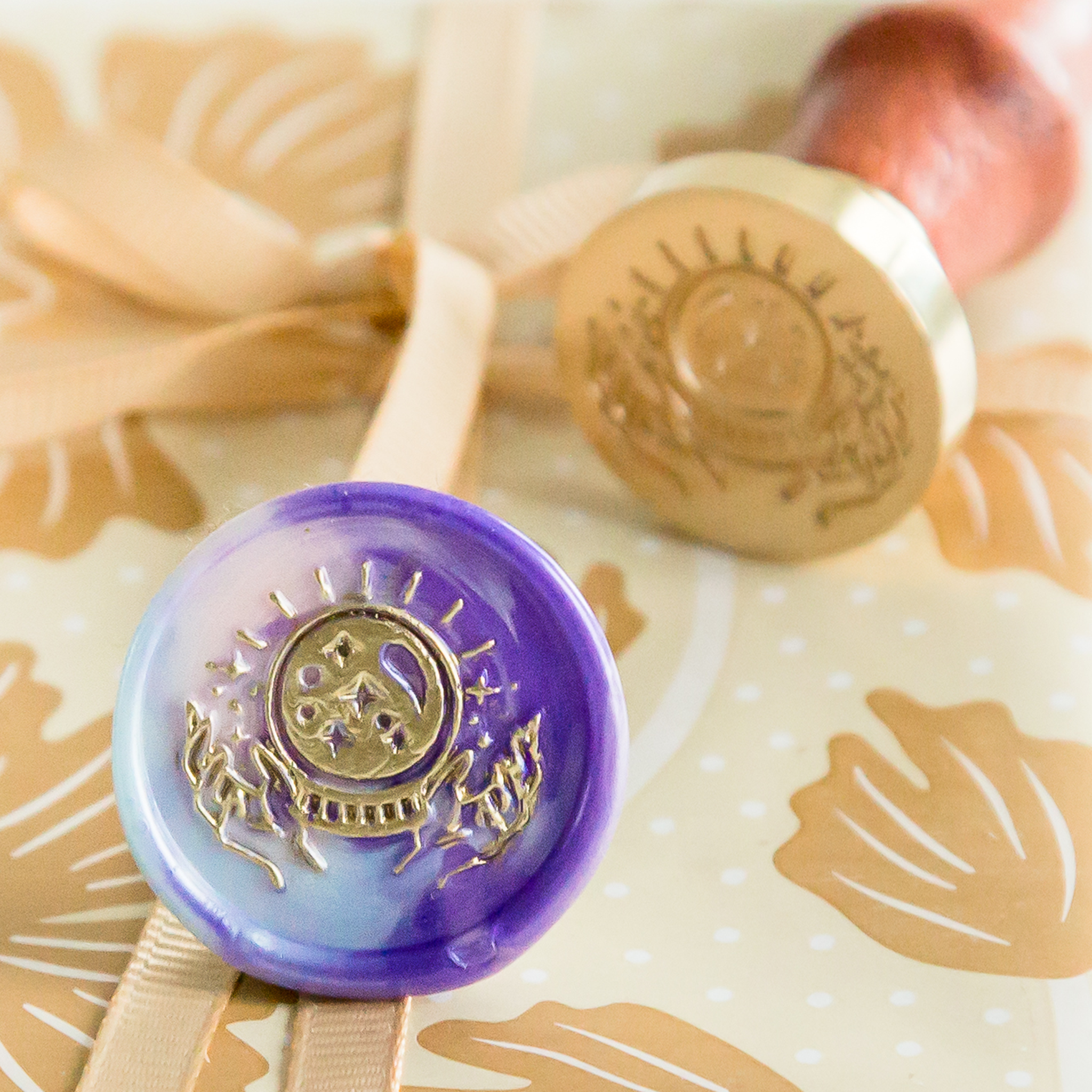 Glazen Bol Wax Stempel