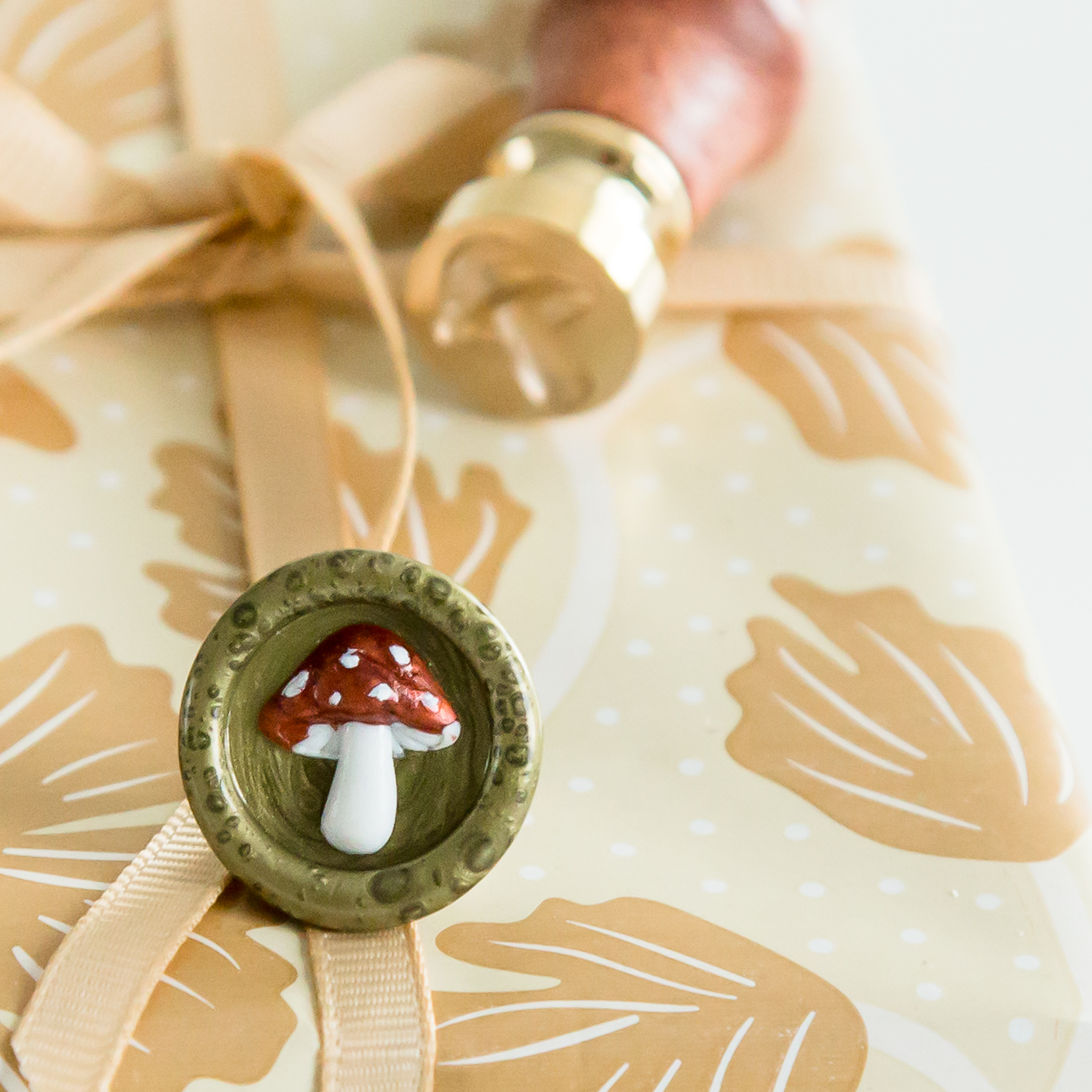 Mini Paddestoel Wax Stempel