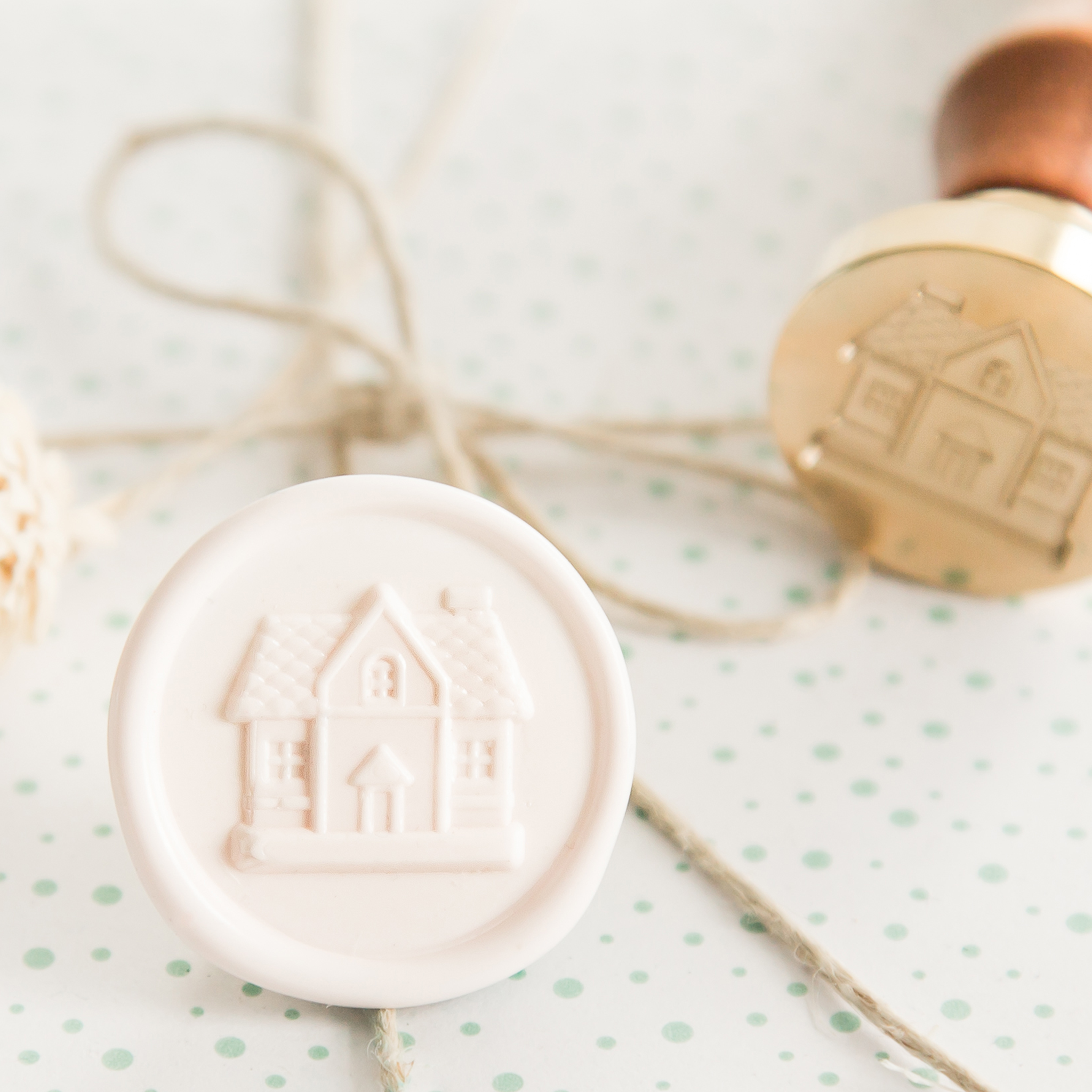 3D Huis Wax Stempel