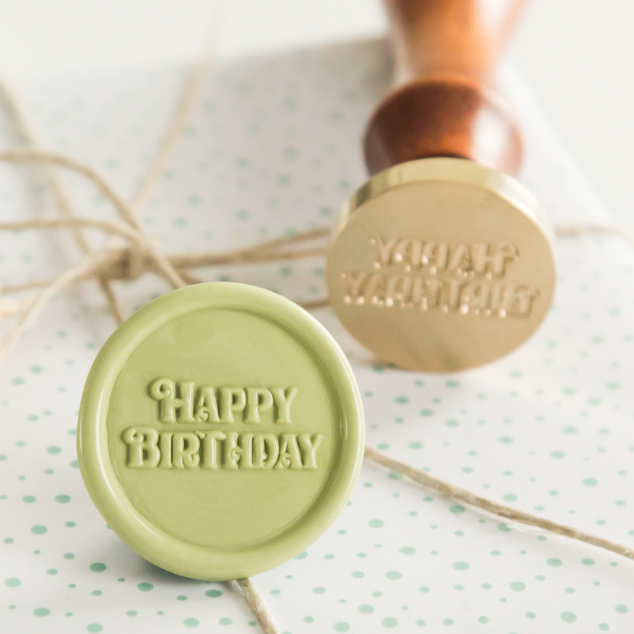 Happy Birthday • Wax Stempel