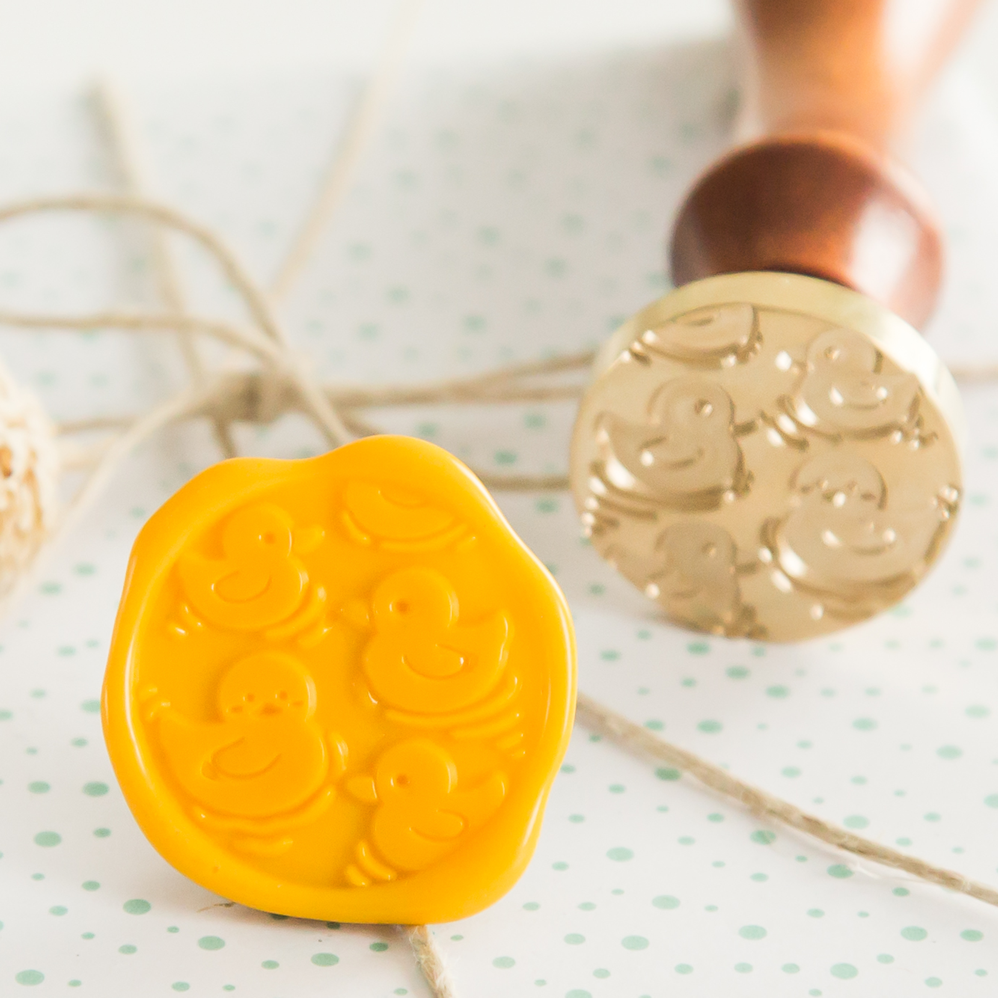 Eendjes Patroon • Wax Stempel