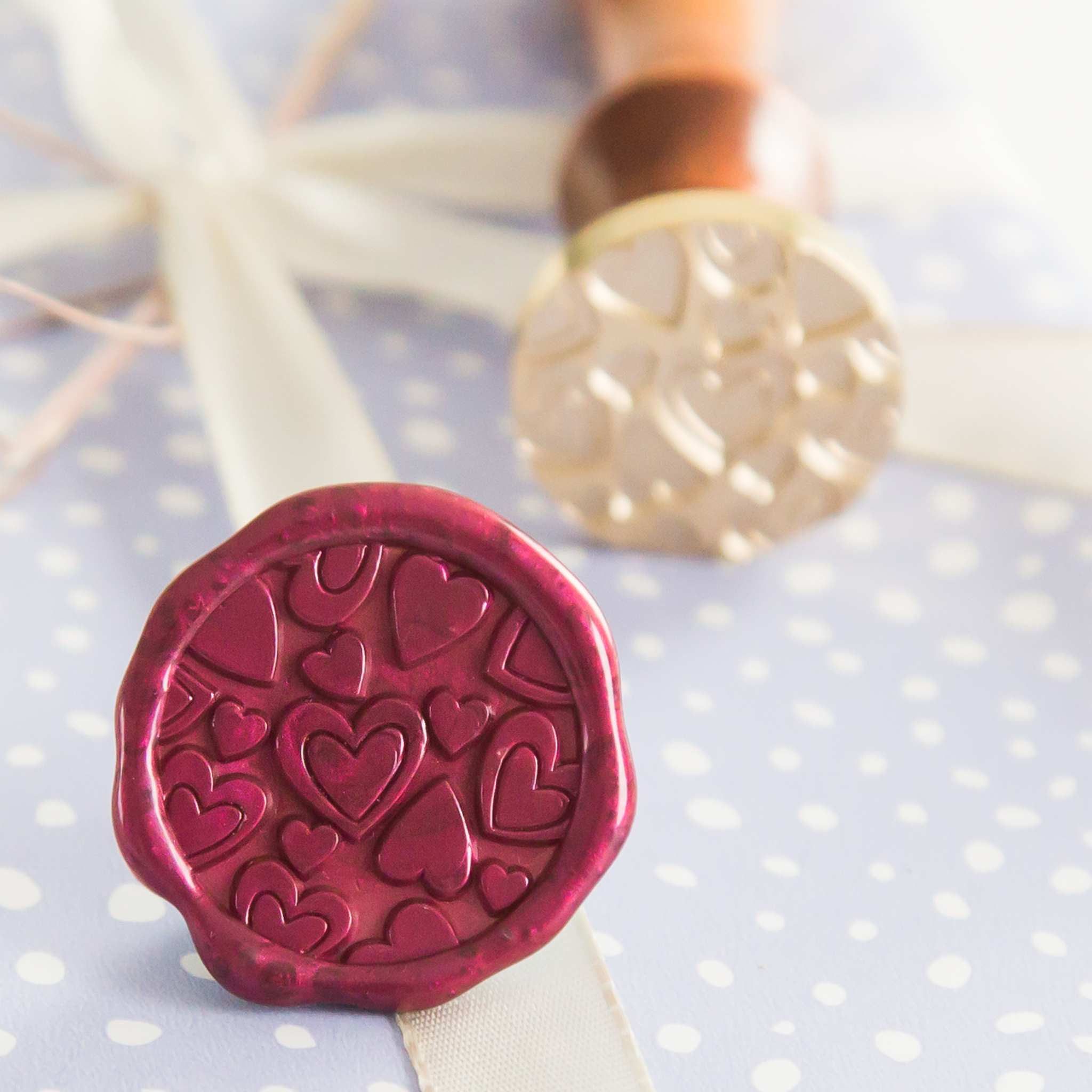 Hartjes Patroon • Wax Stempel