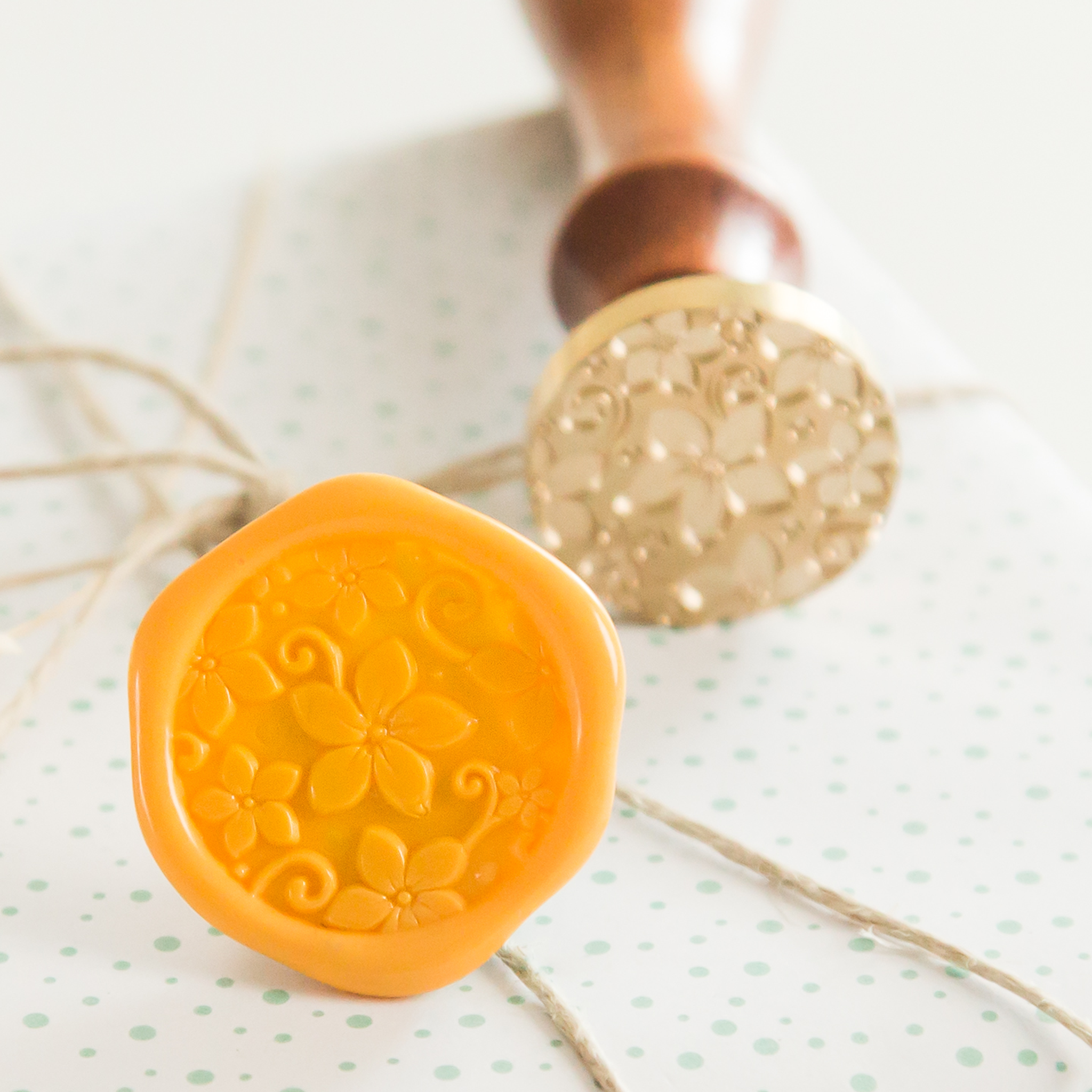 Jasmijn Patroon Wax Stempel