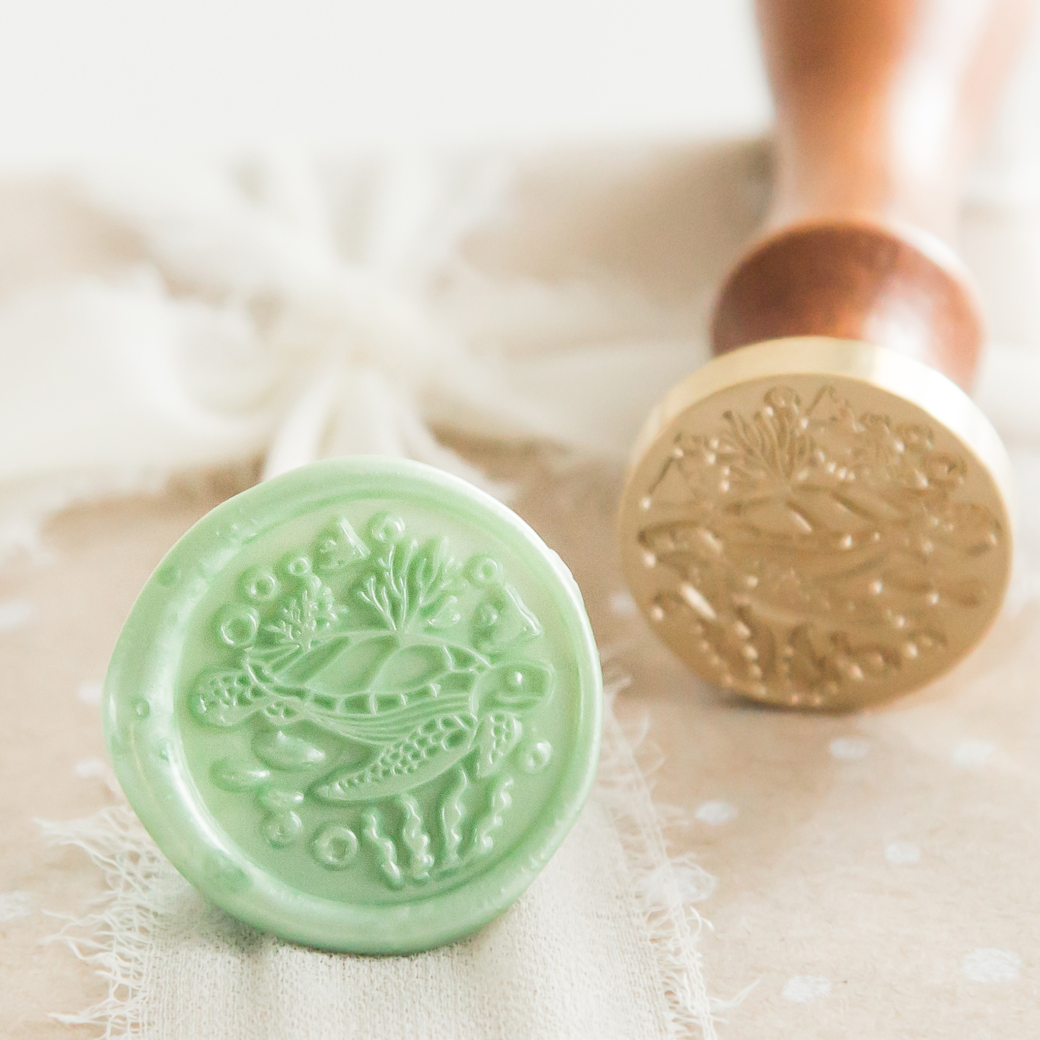 Zeeschildpad Wax Stempel