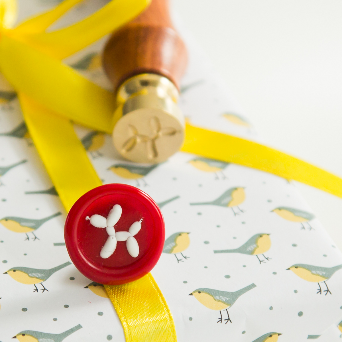Mini Ballonhond • Wax Stempel