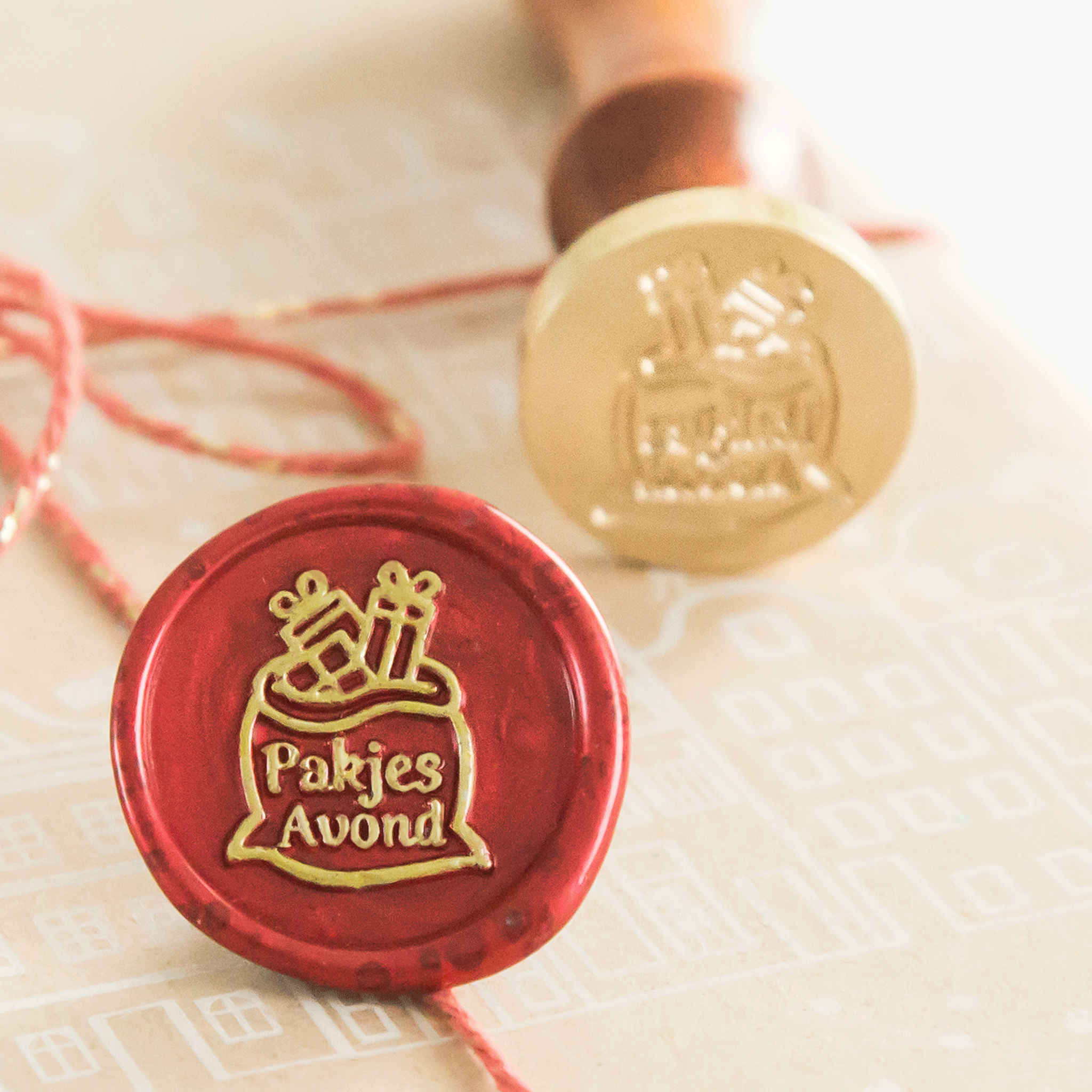 Pakjesavond Wax Stempel