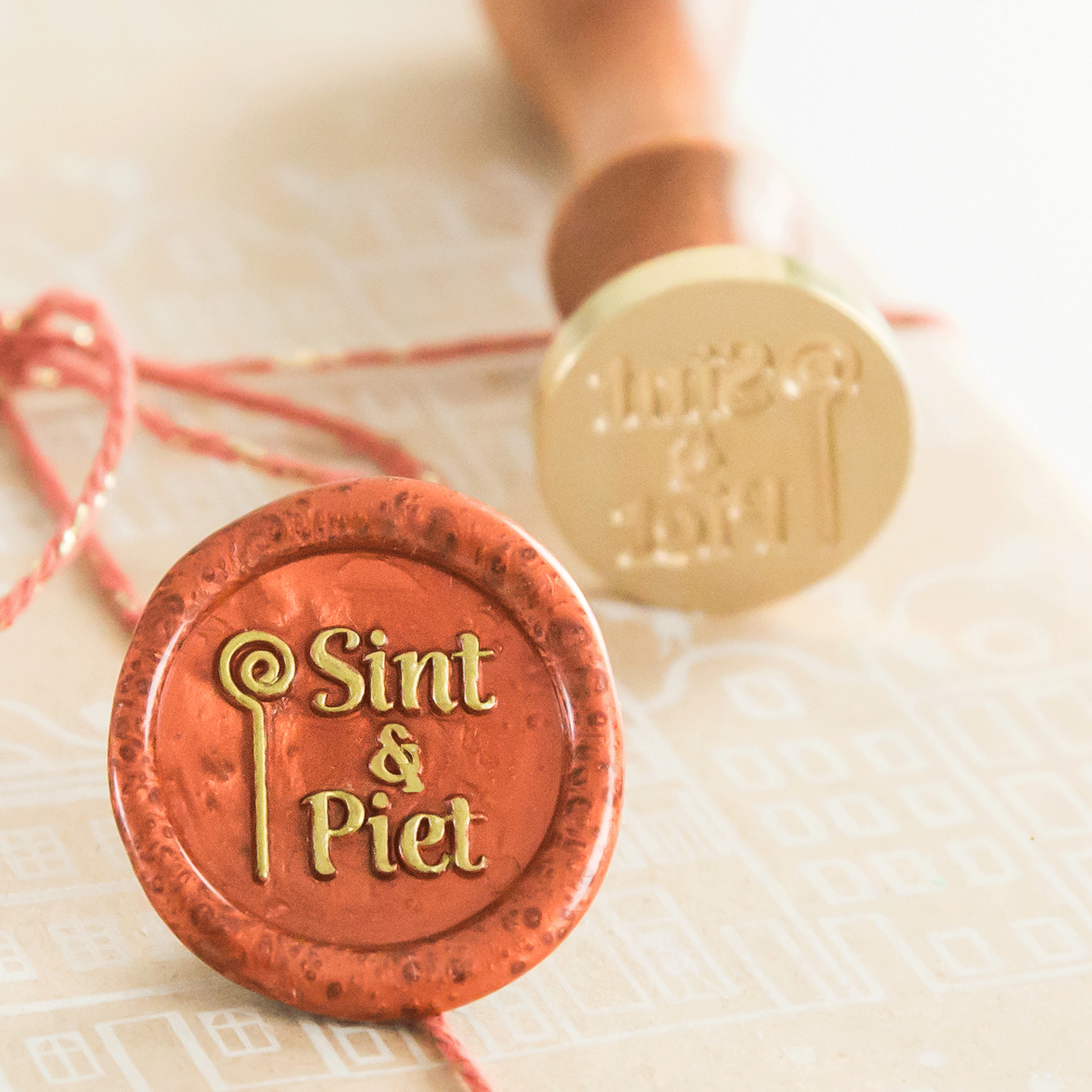 Sint & Piet Wax Stempel