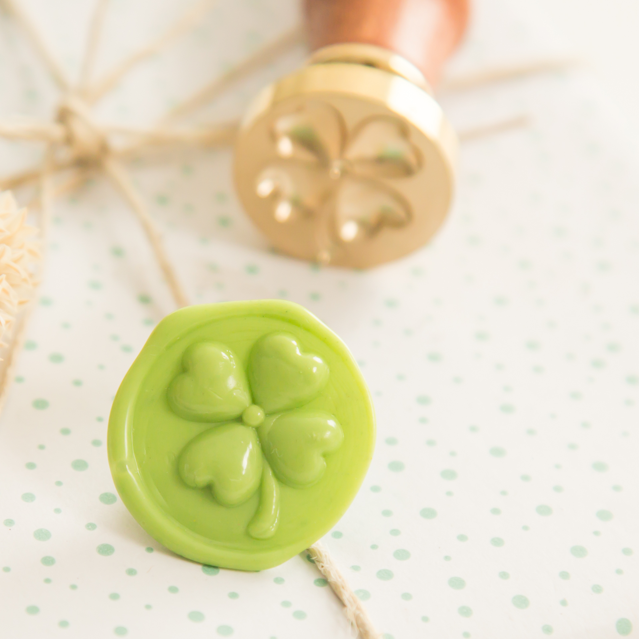 Klavertje Vier Wax Stempel