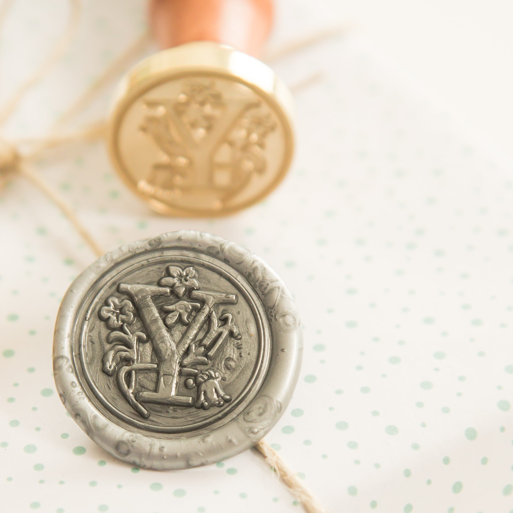 Letter Y Wax Stempel