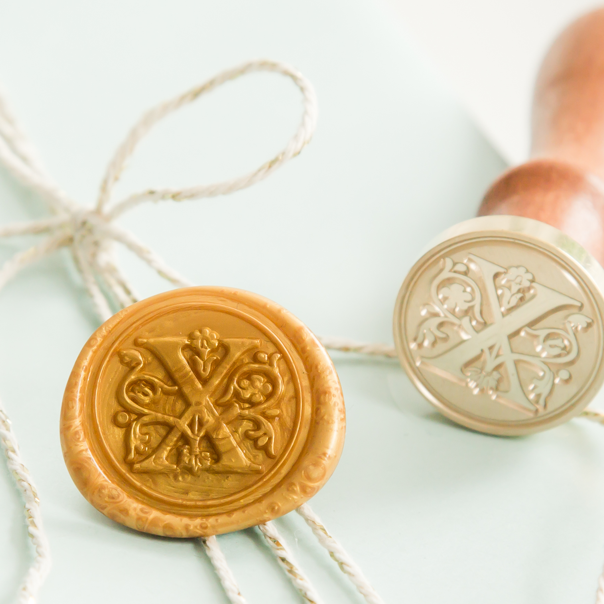 Letter X Wax Stempel
