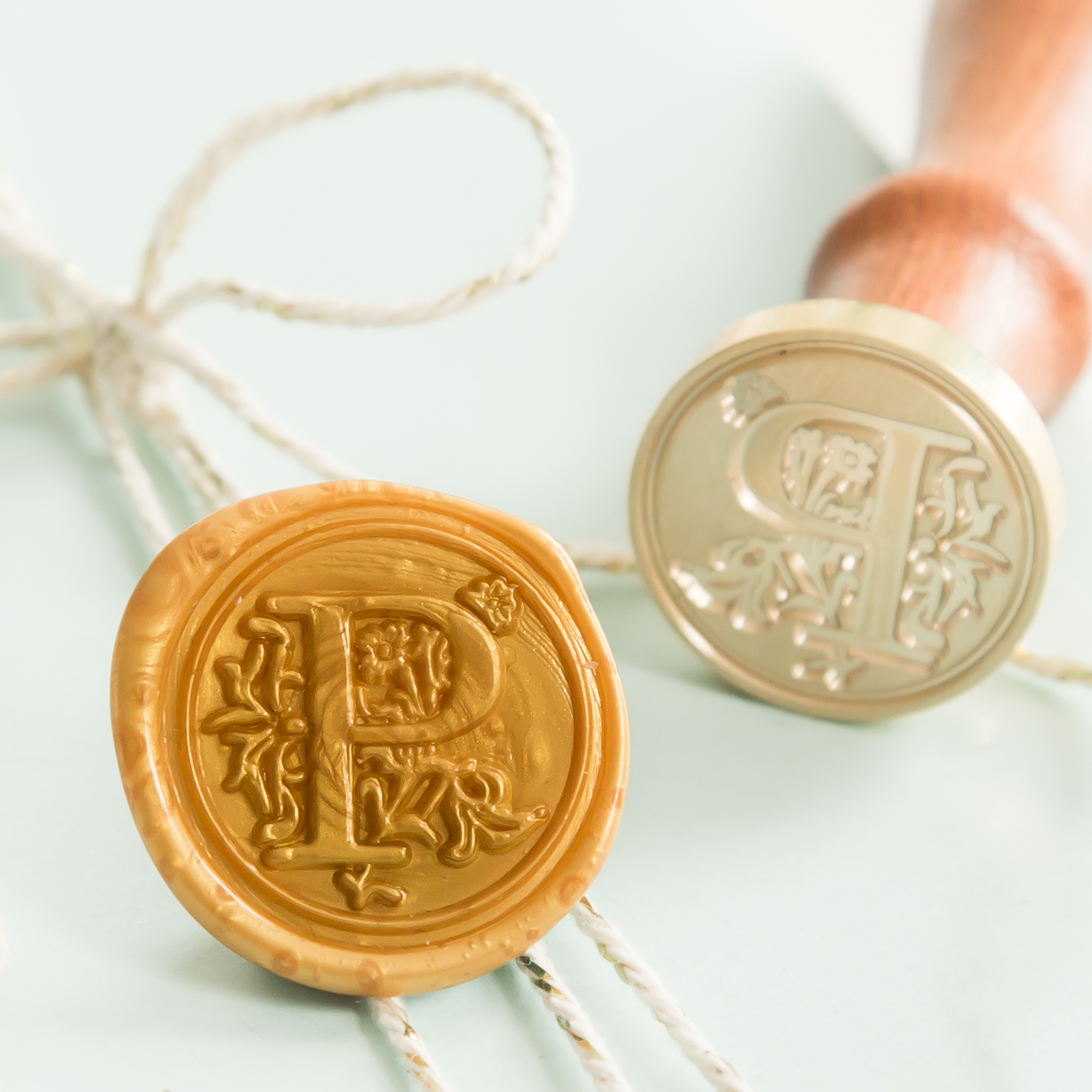 Letter P Wax Stempel