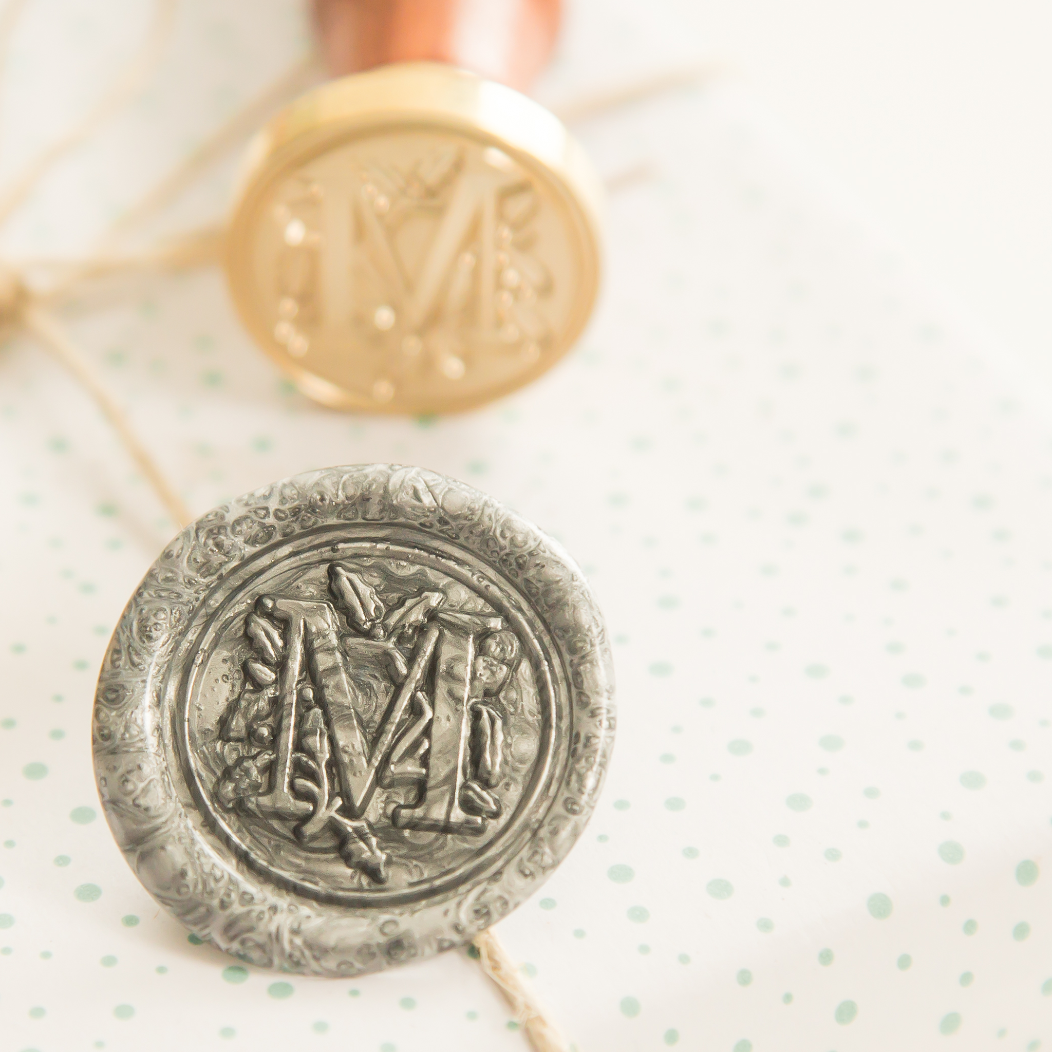Letter M Wax Stempel