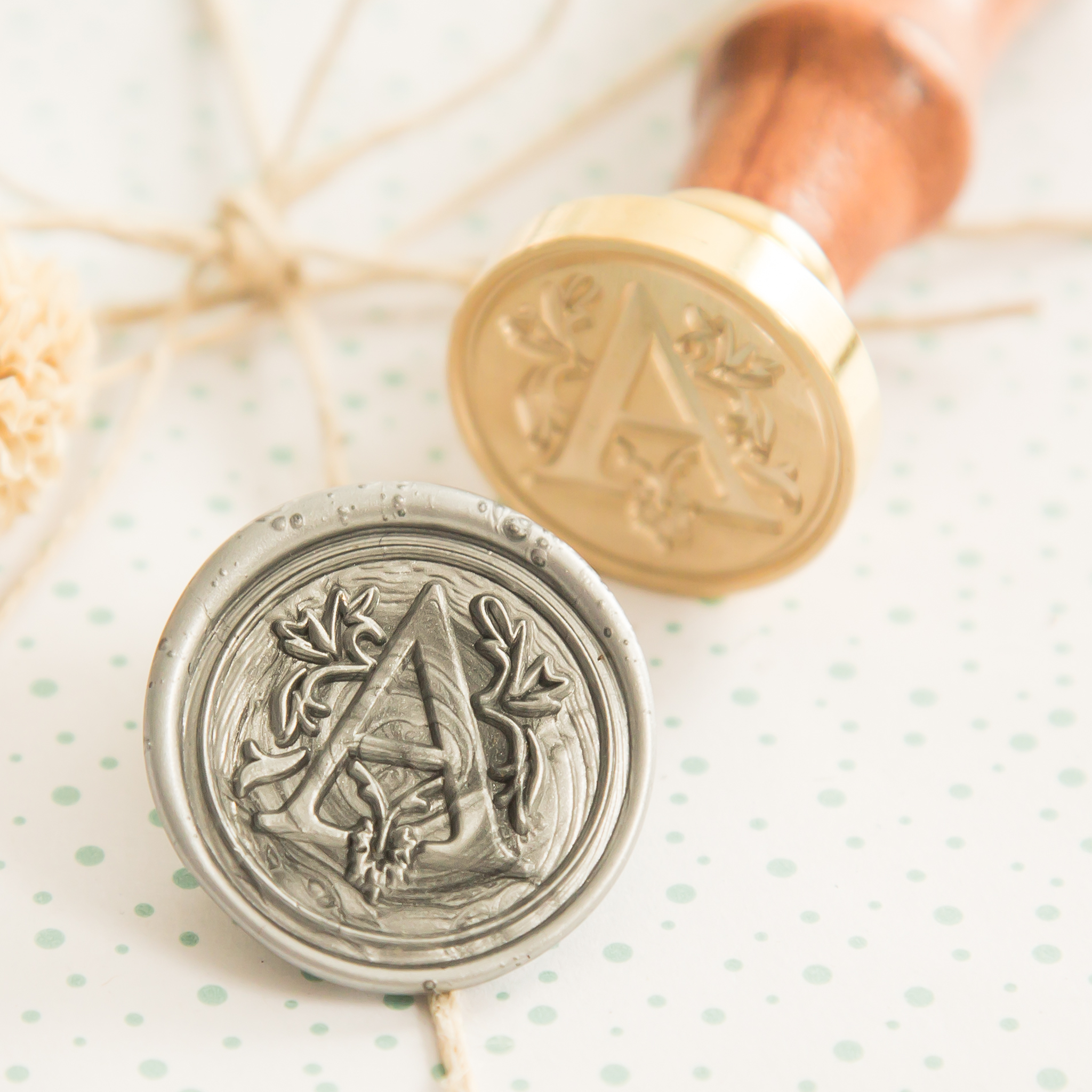 Letter A Wax Stempel