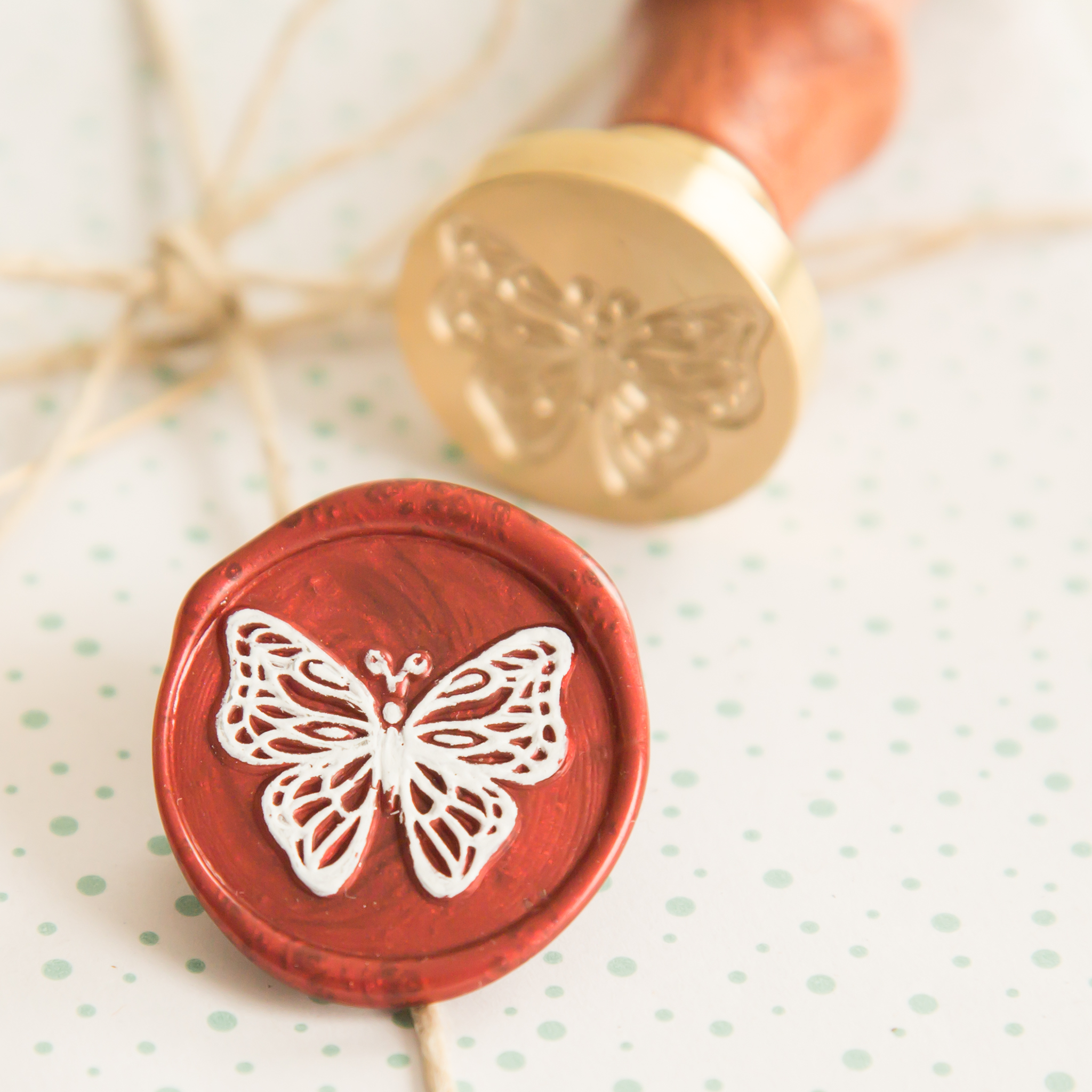 Vlinder Wax Stempel