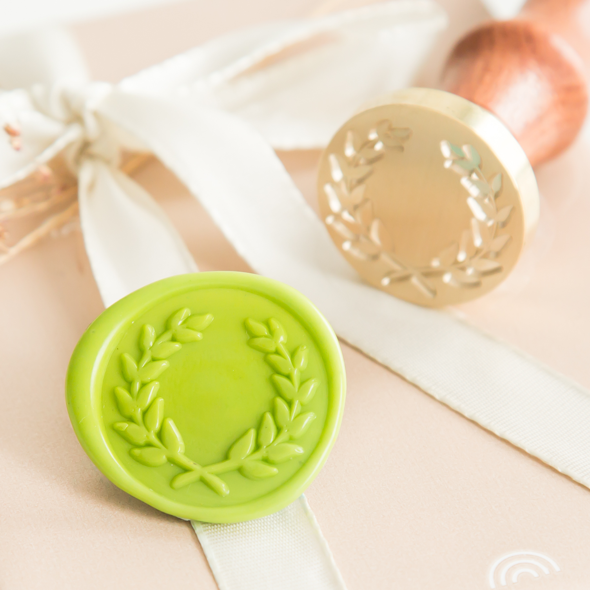 Laurierkrans Wax Stempel