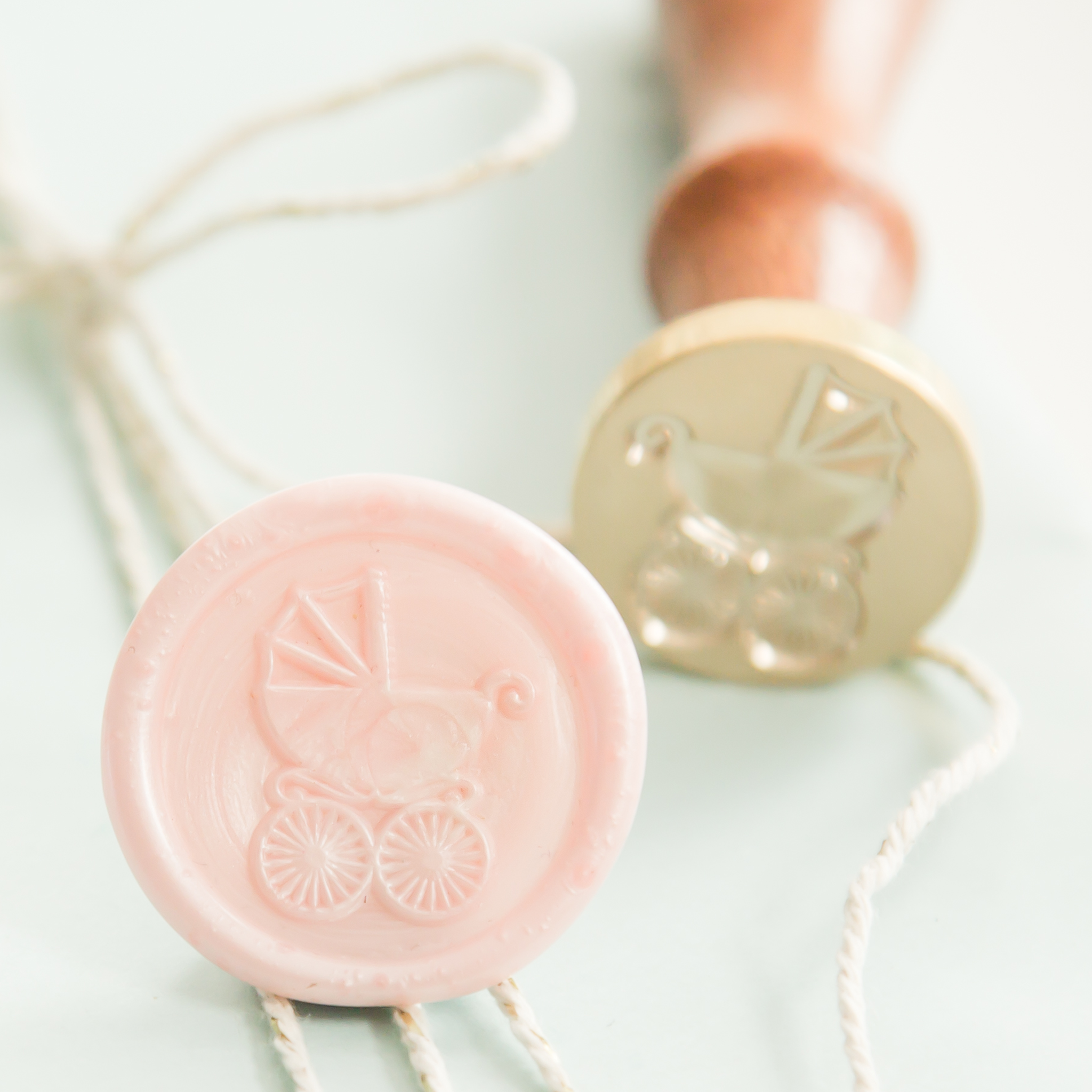 Kinderwagen Wax Stempel