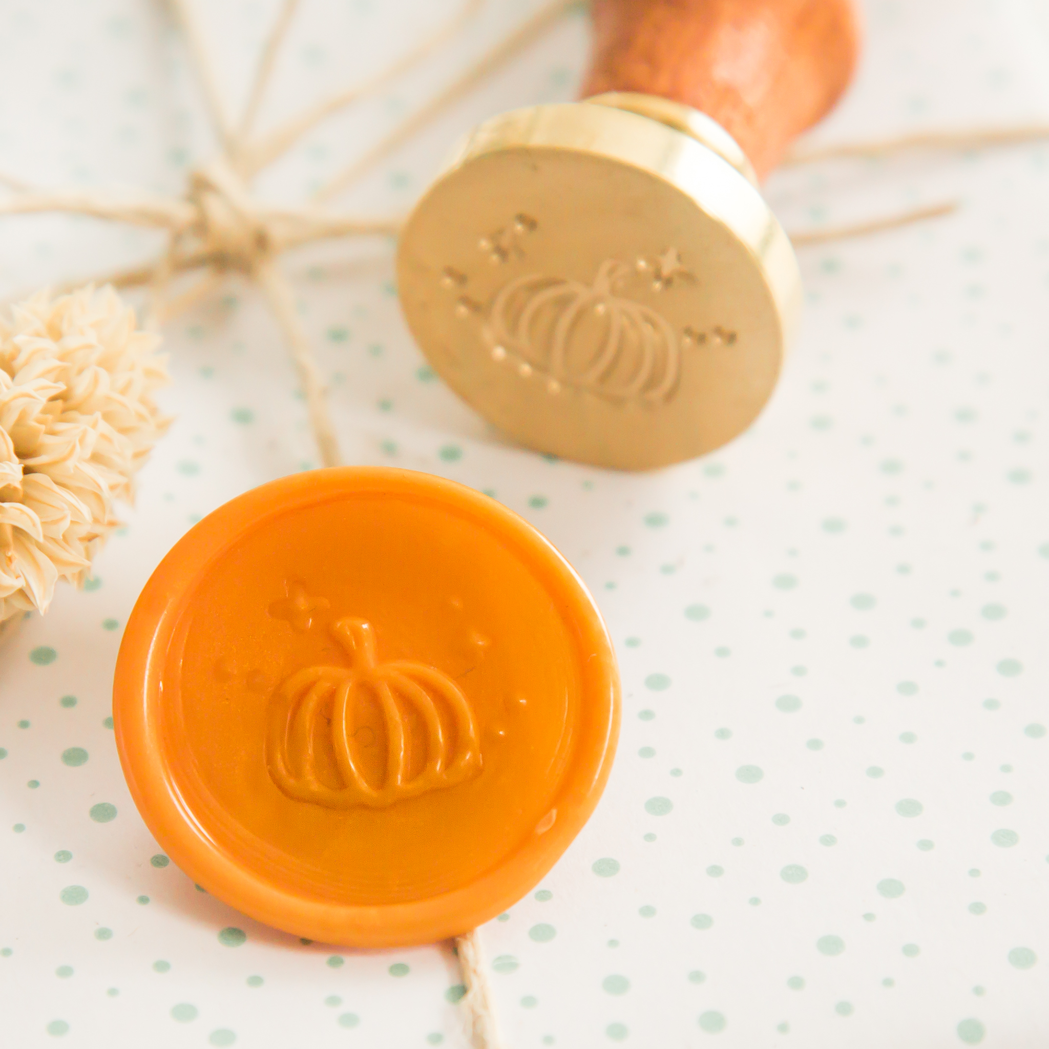 Pompoen Wax Stempel