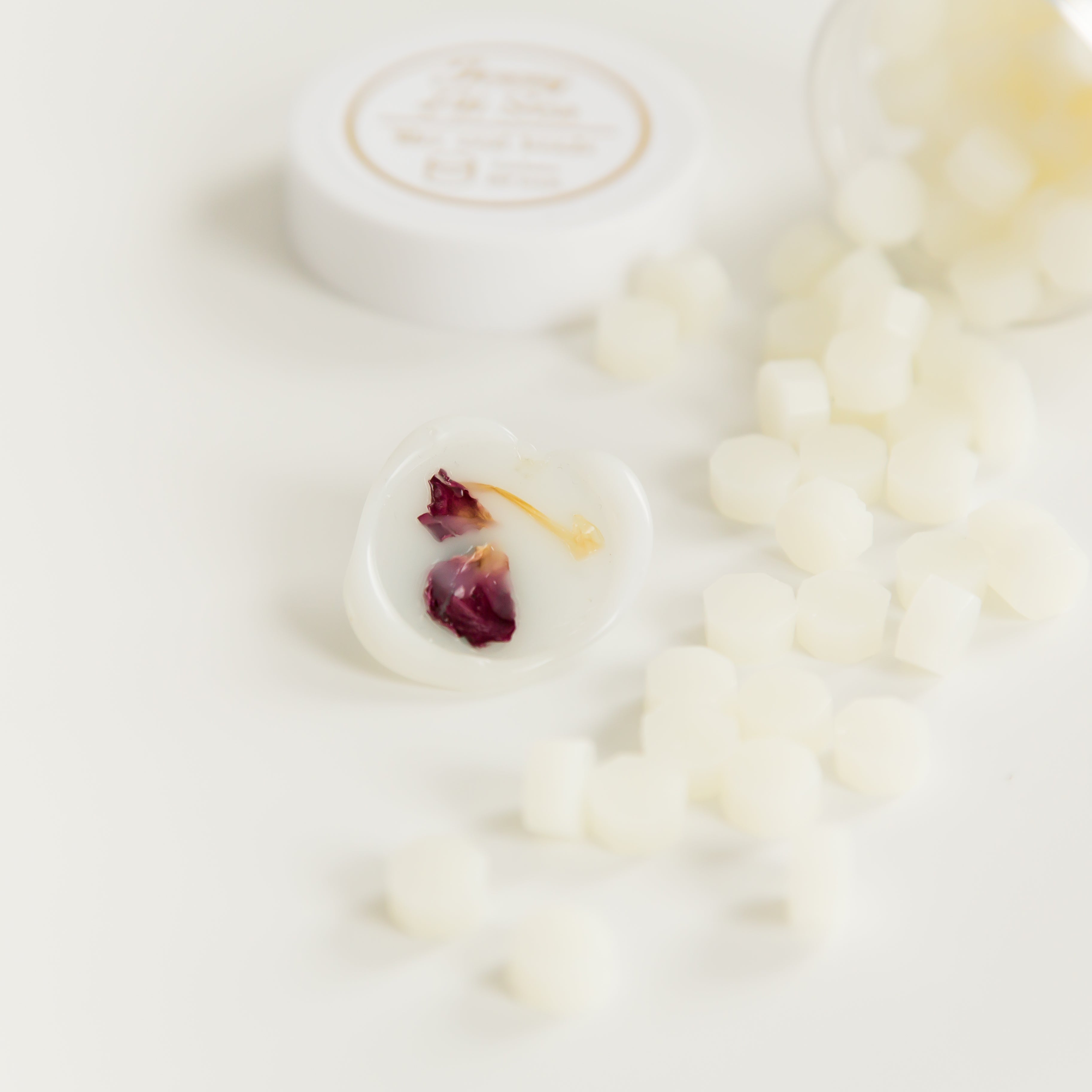 Transparent Frosted Wax Seal Beads