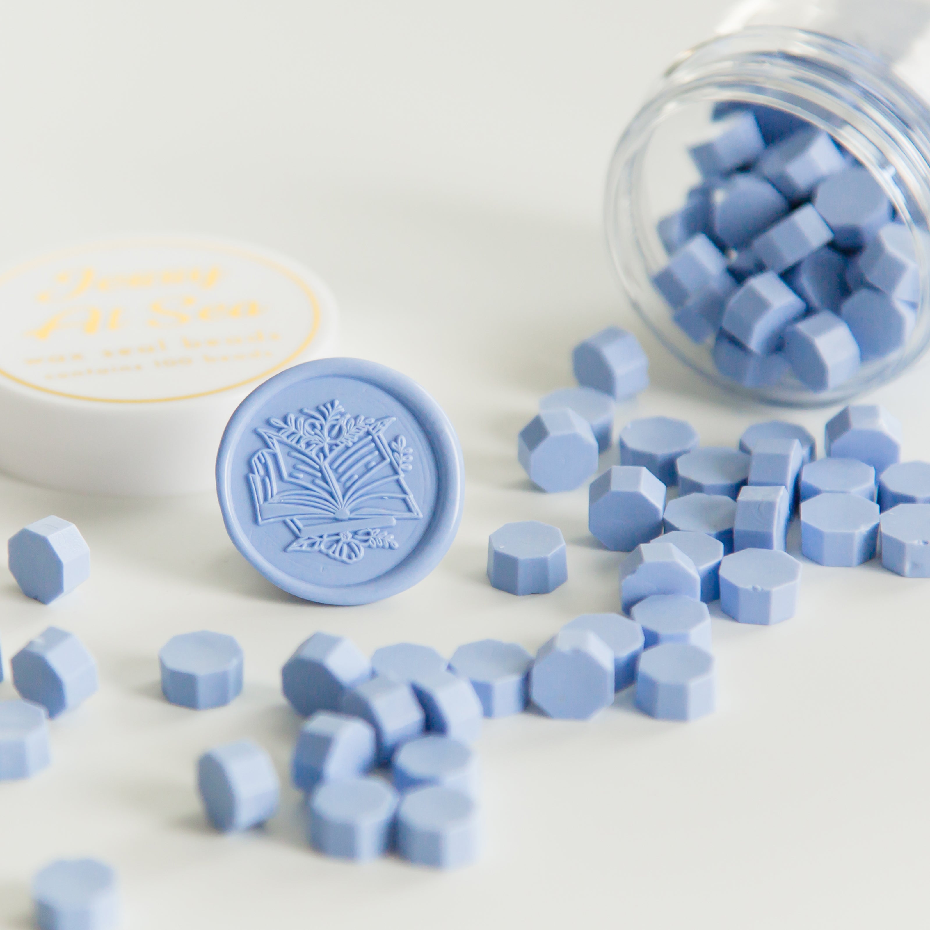 Pastel Purple Wax Seal Beads