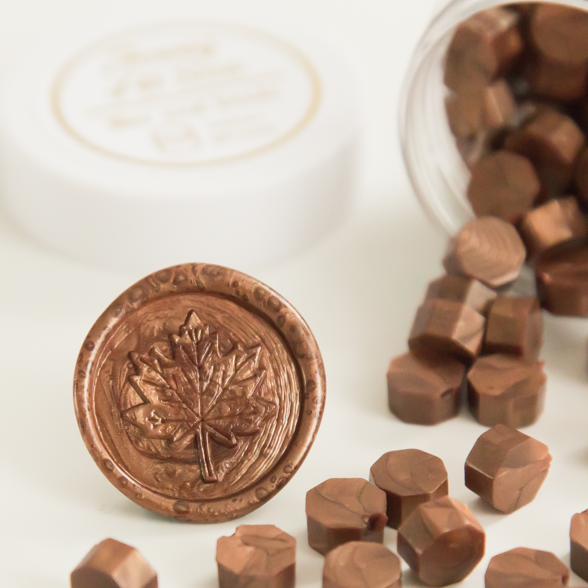 Chocolate Wax Seal Beads