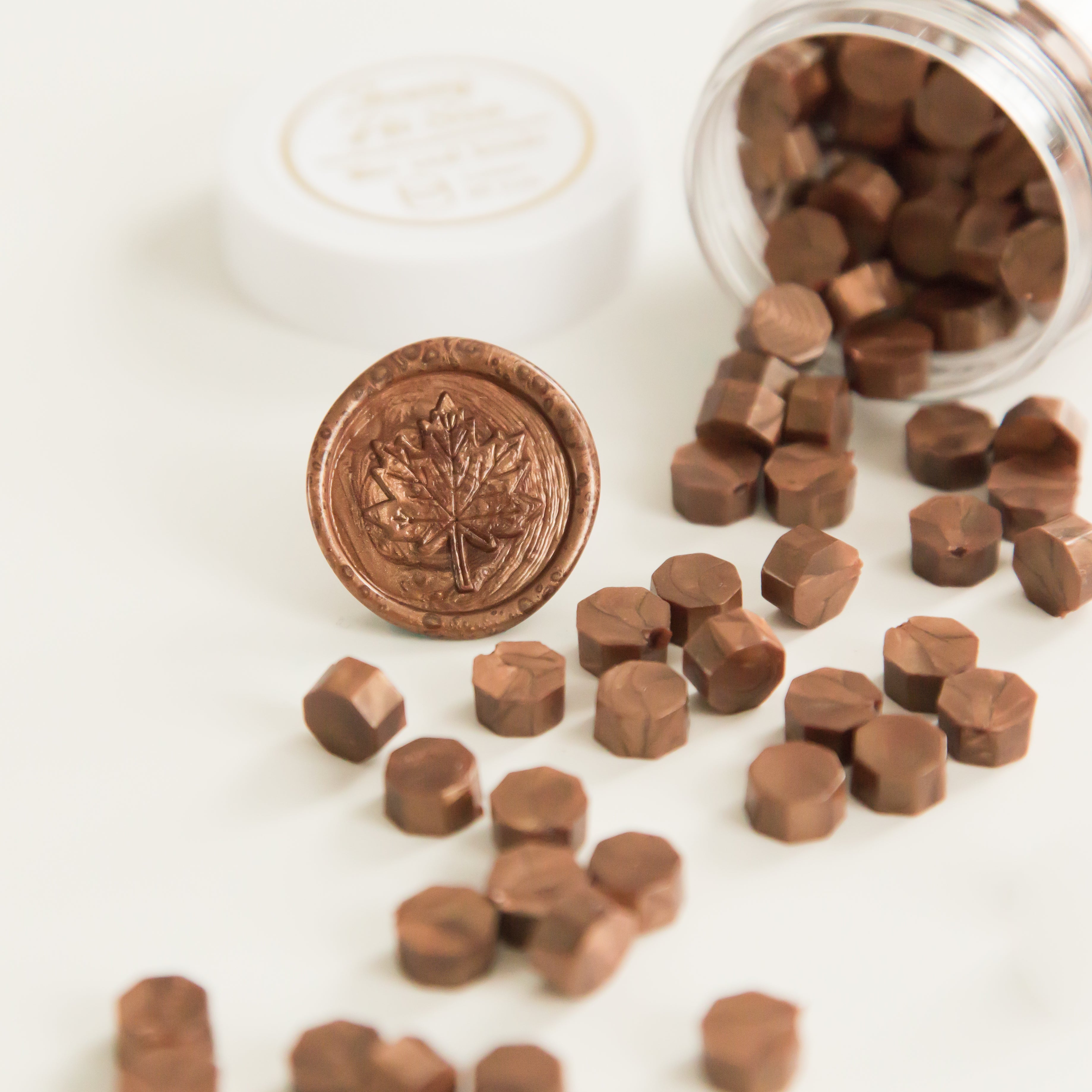 Chocolate Wax Seal Beads