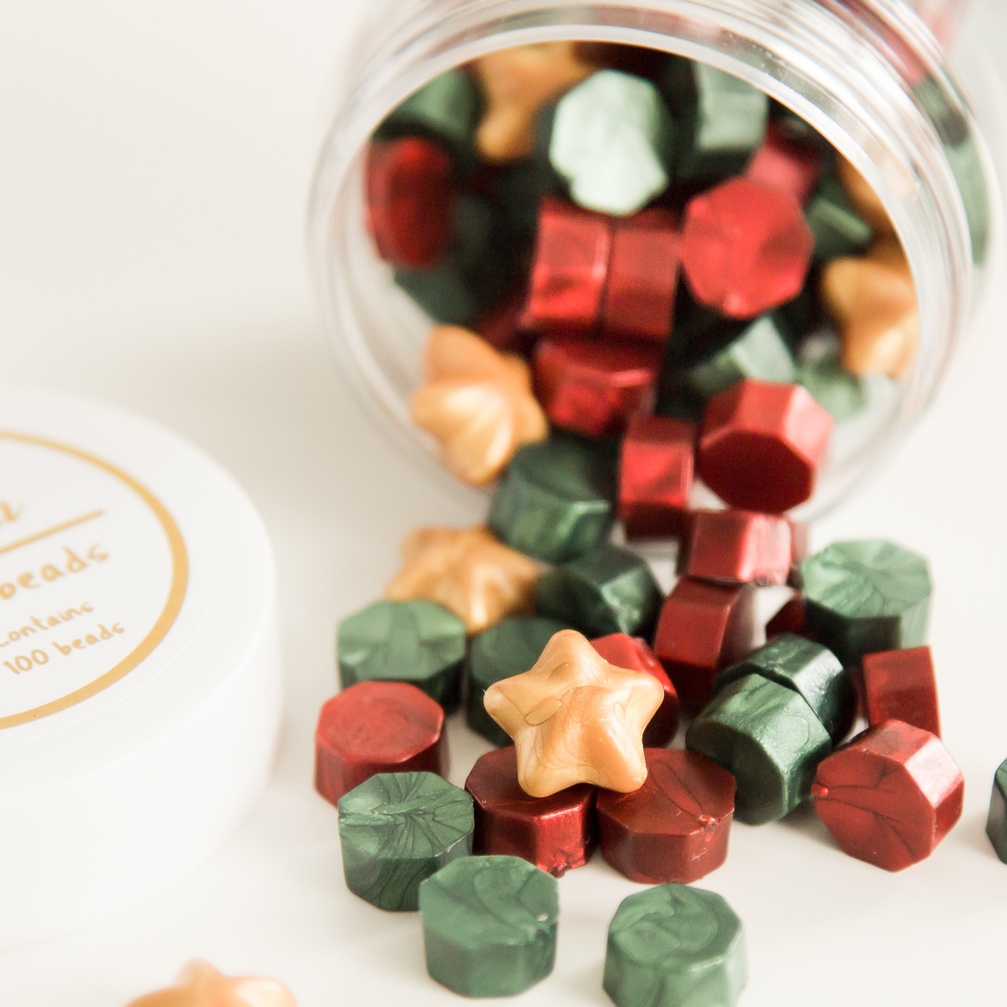 Christmas Beads Wax Seal Beads