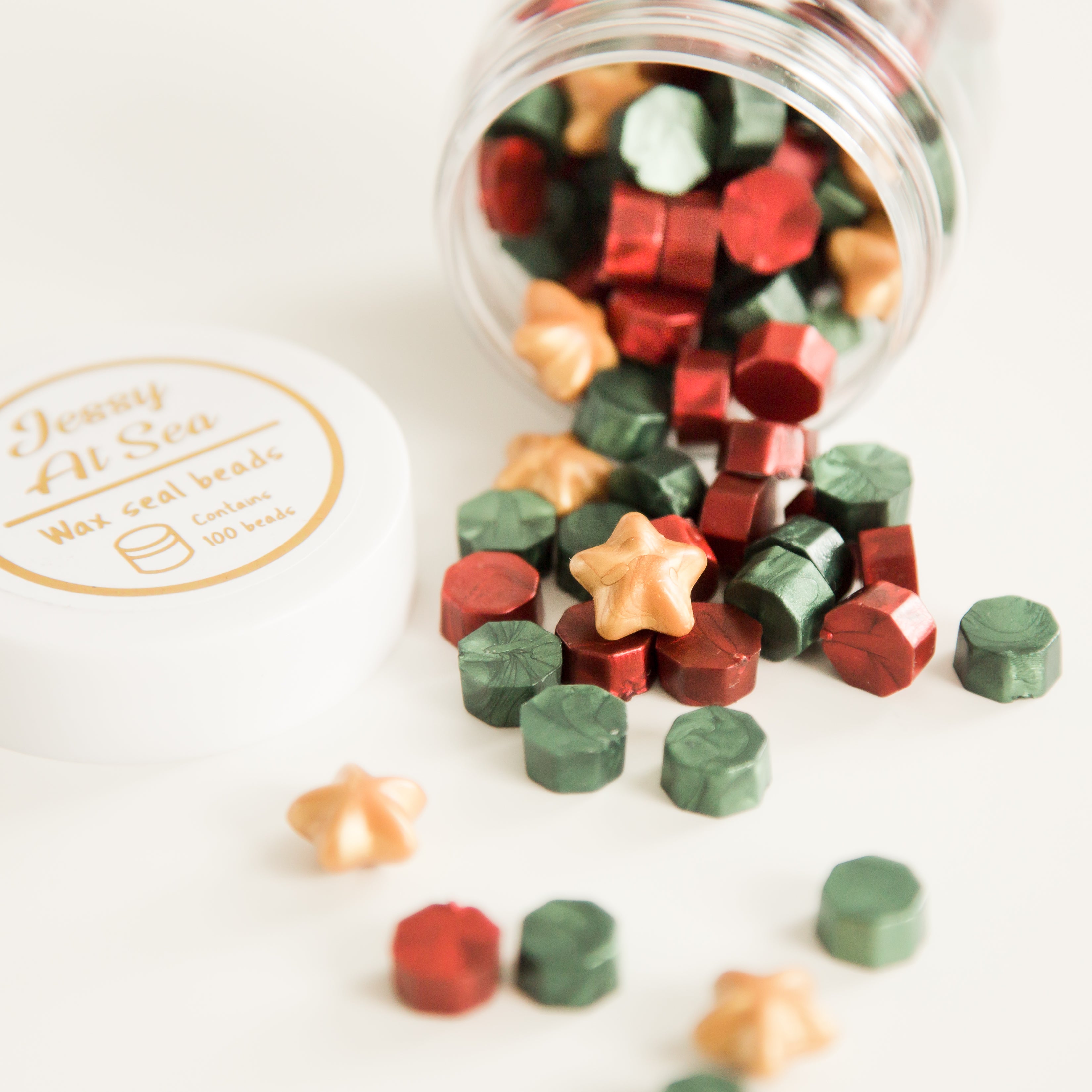 Christmas Beads Wax Seal Beads