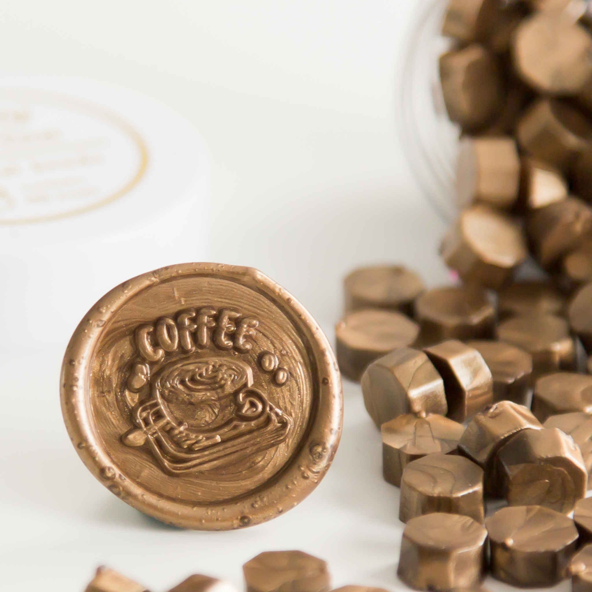 Espresso Wax Seal Beads