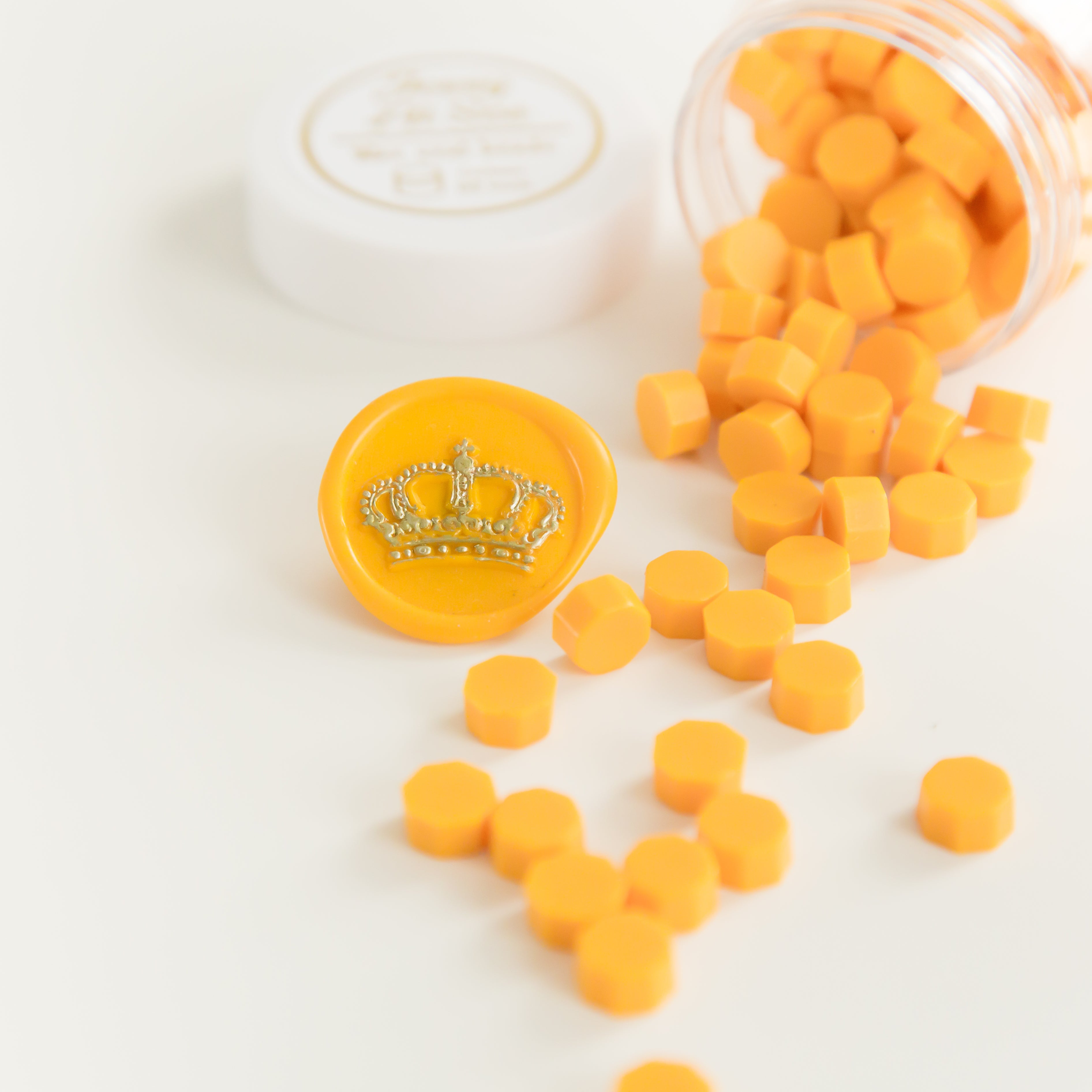 Mango Wax Seal Beads