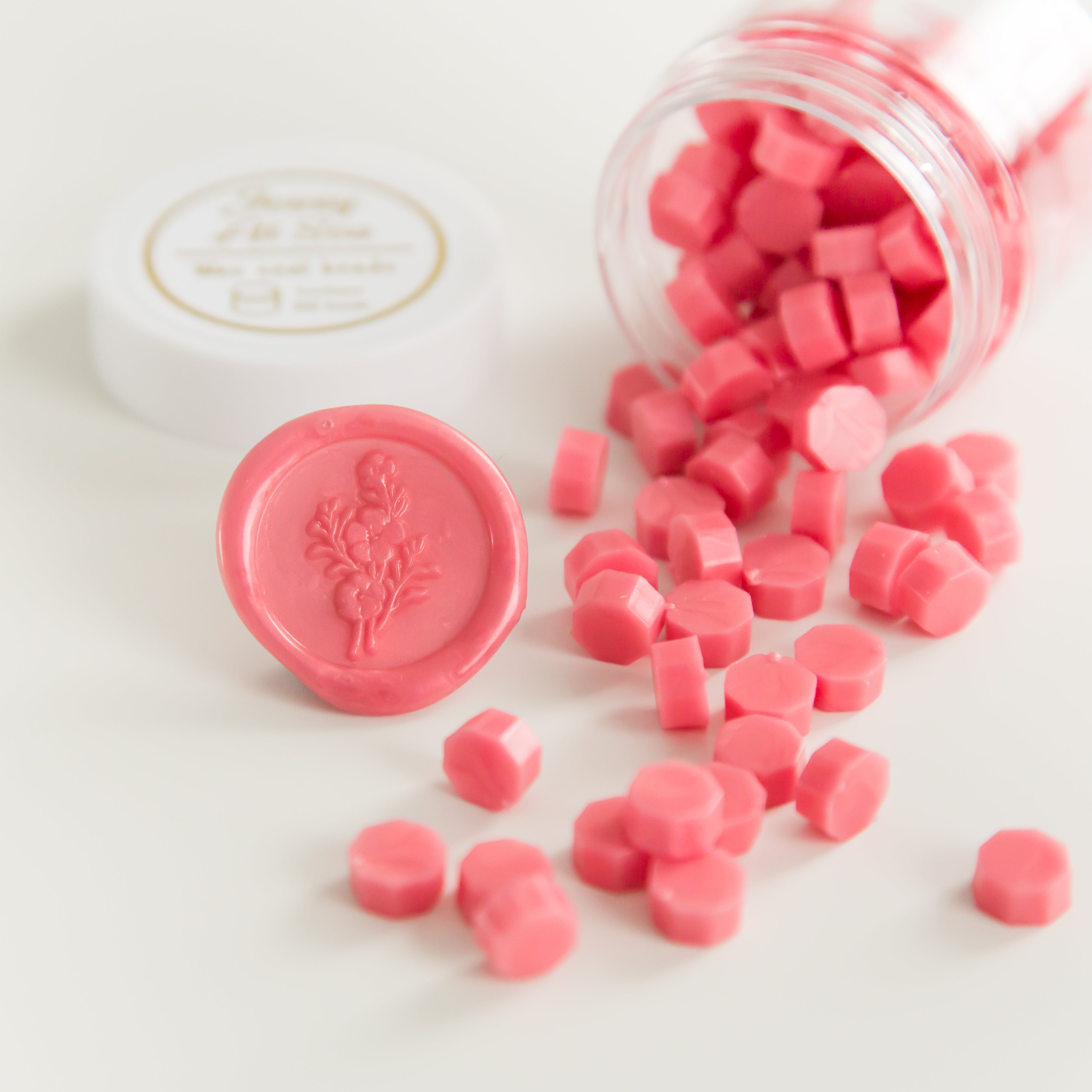 Fuchsia • Wax Seal Beads