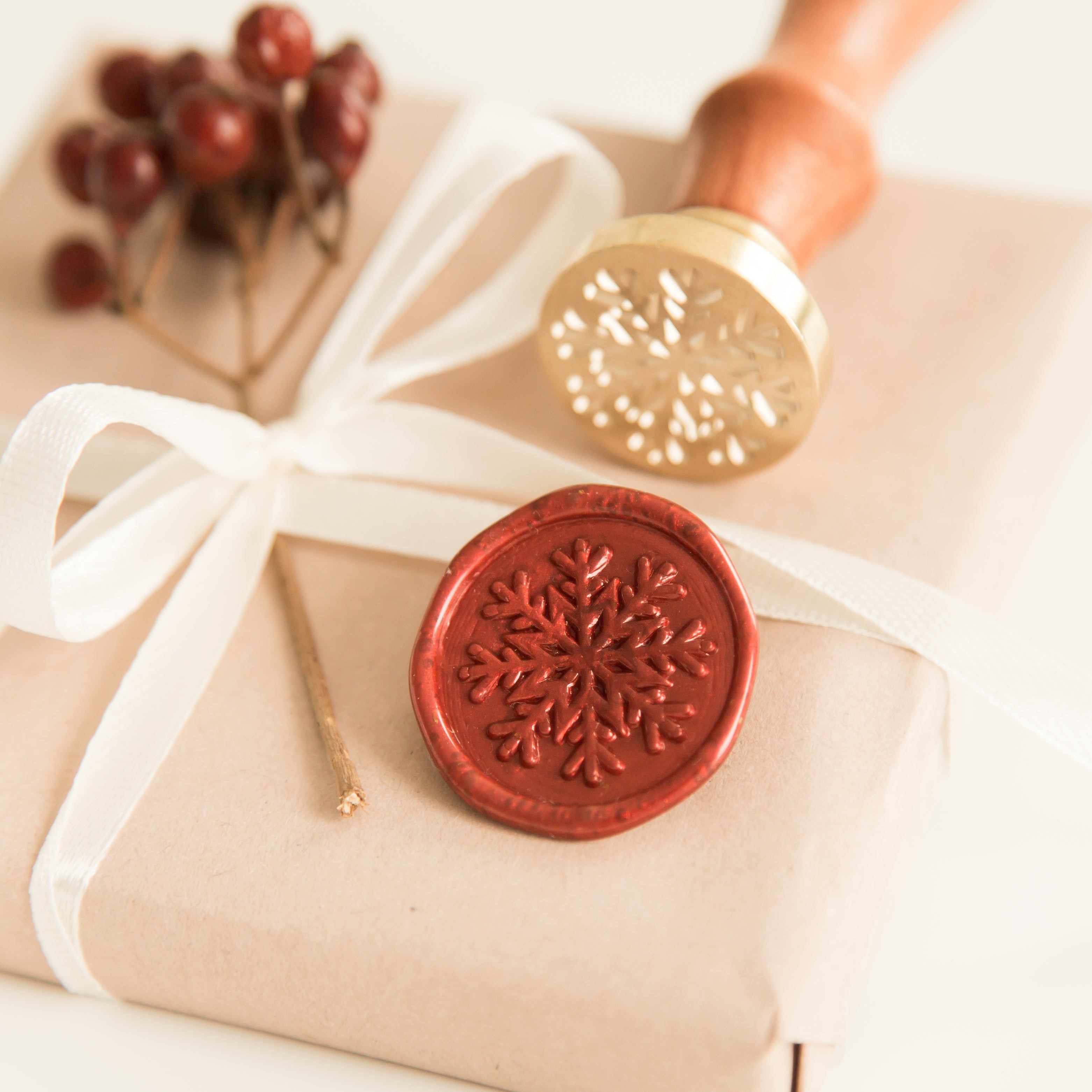 Sneeuwvlok Wax Stempel
