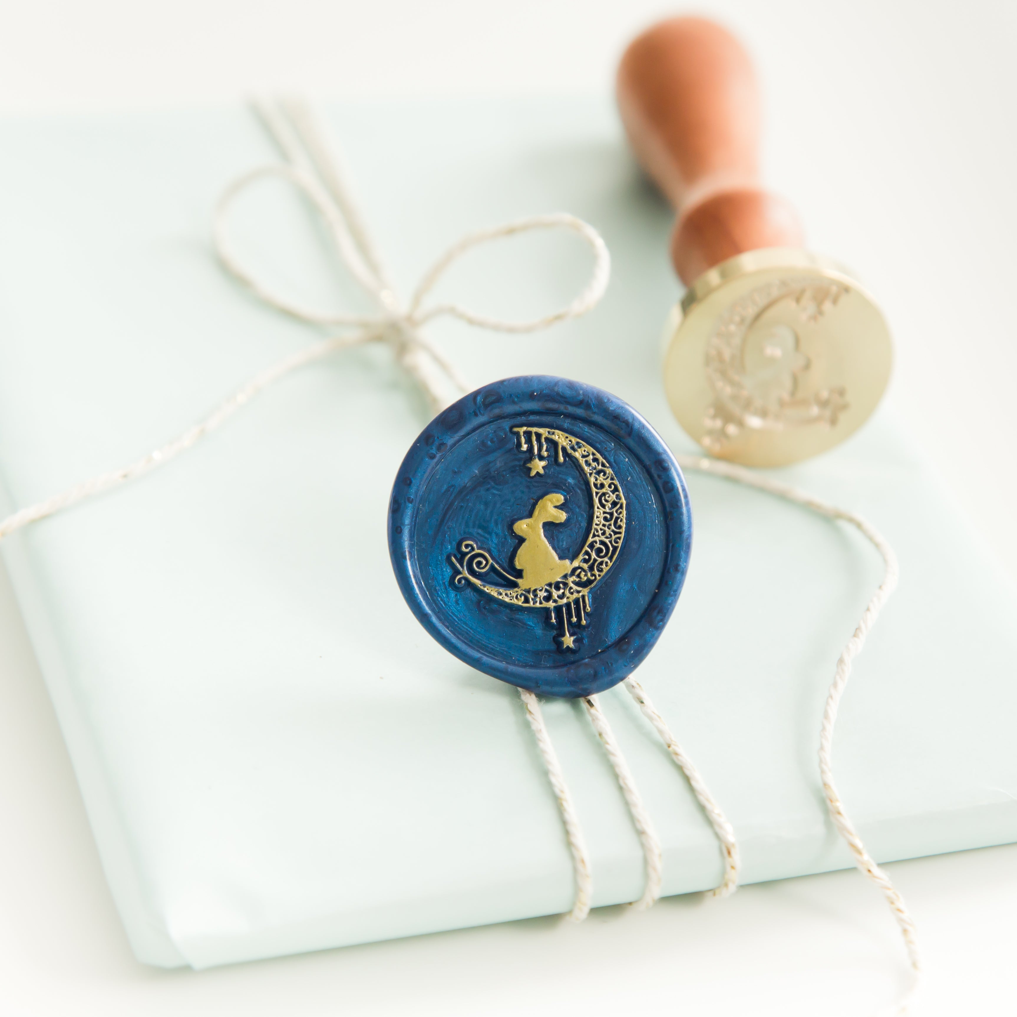 Konijn op de Maan Wax Stempel