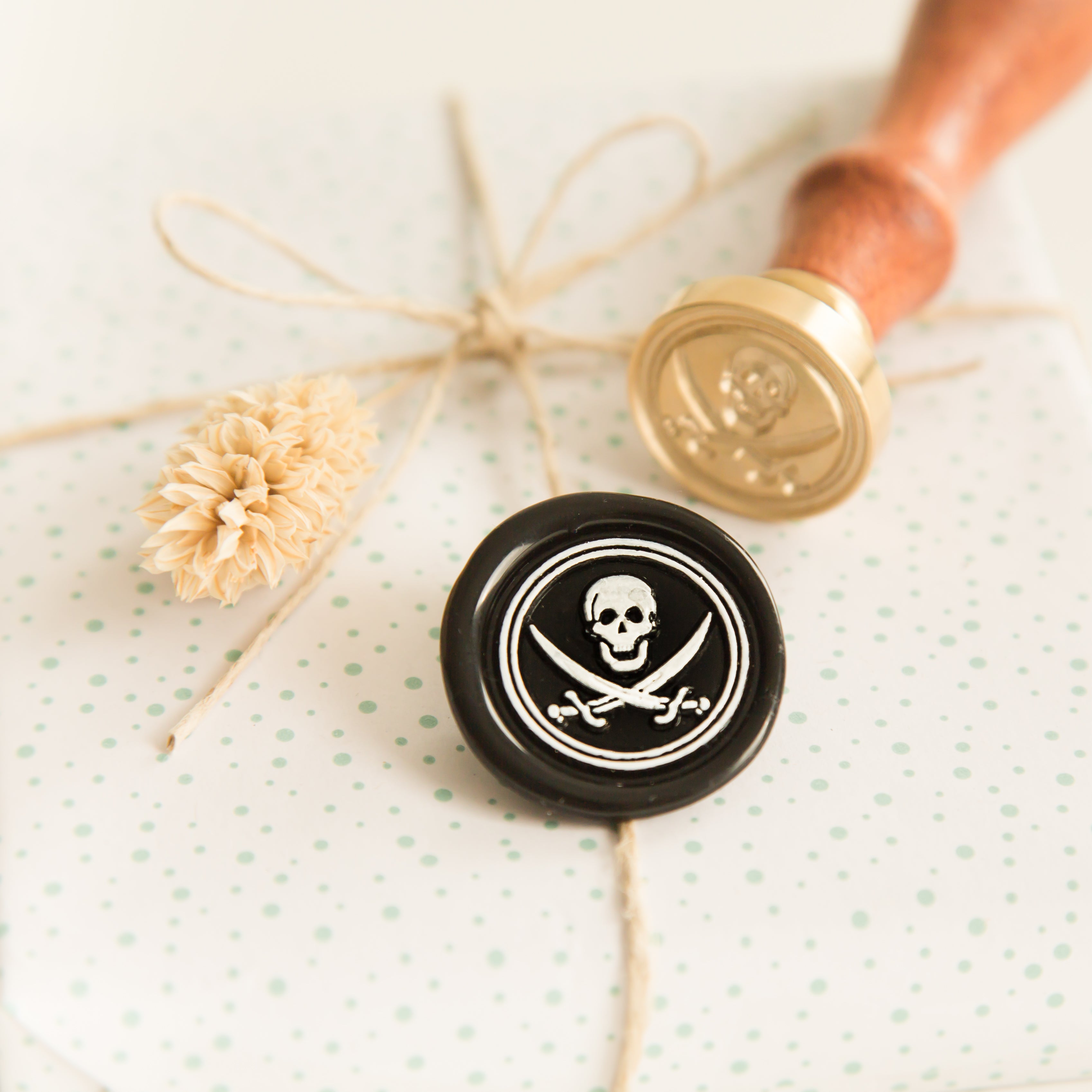 Piratenvlag Wax Stempel