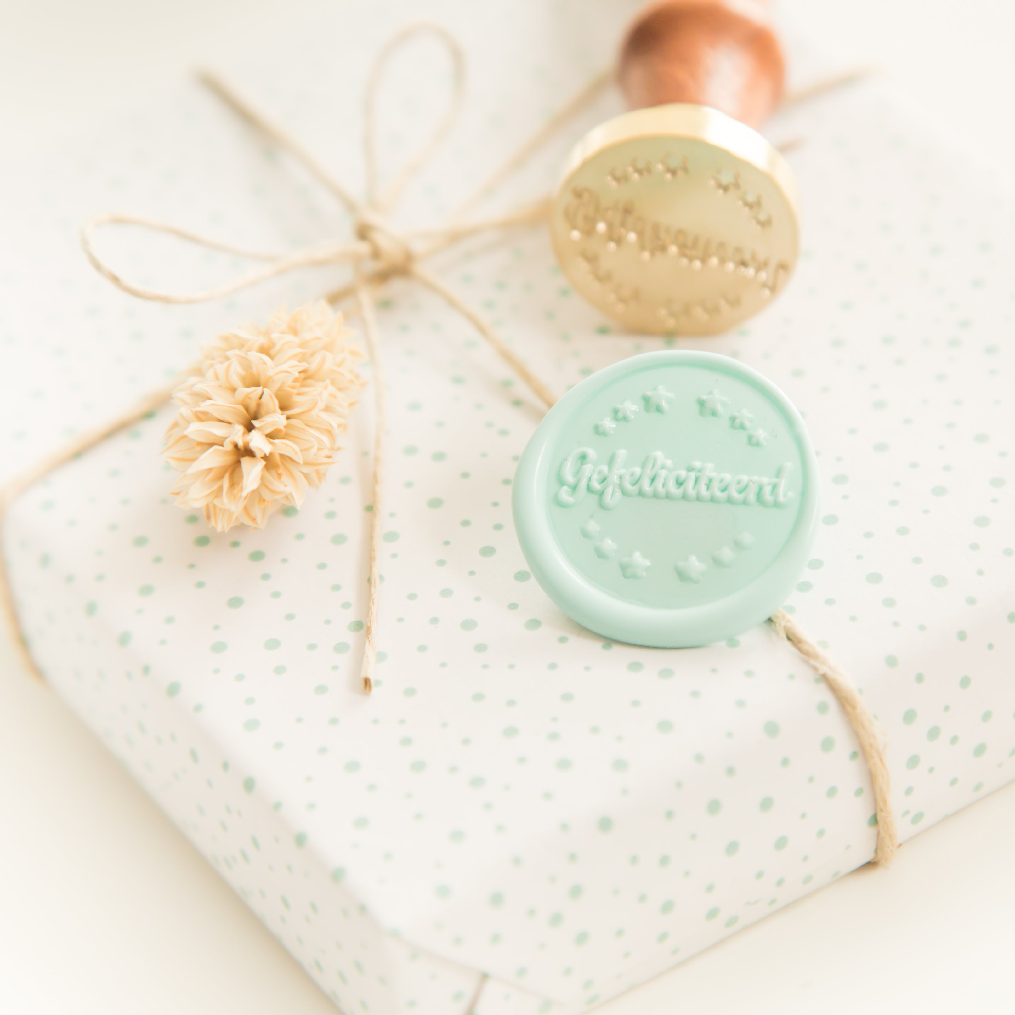 Gefeliciteerd • Wax Stempel