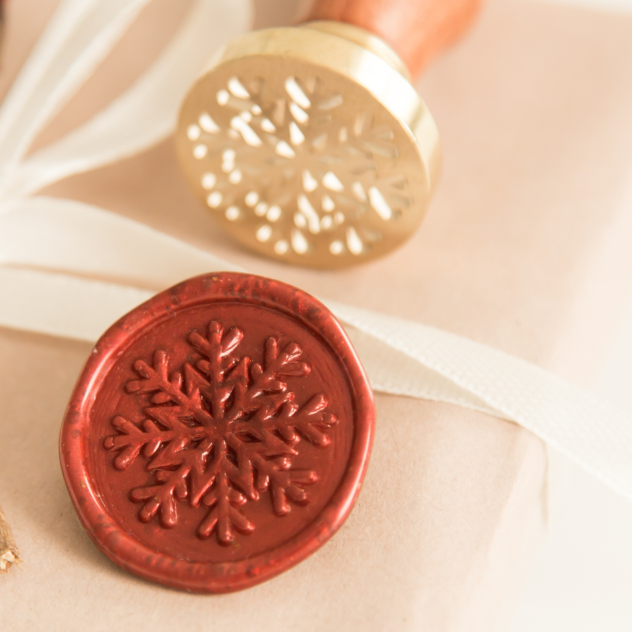 Sneeuwvlok Wax Stempel