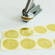Preegstempel Stickers • Goud (100 st.)